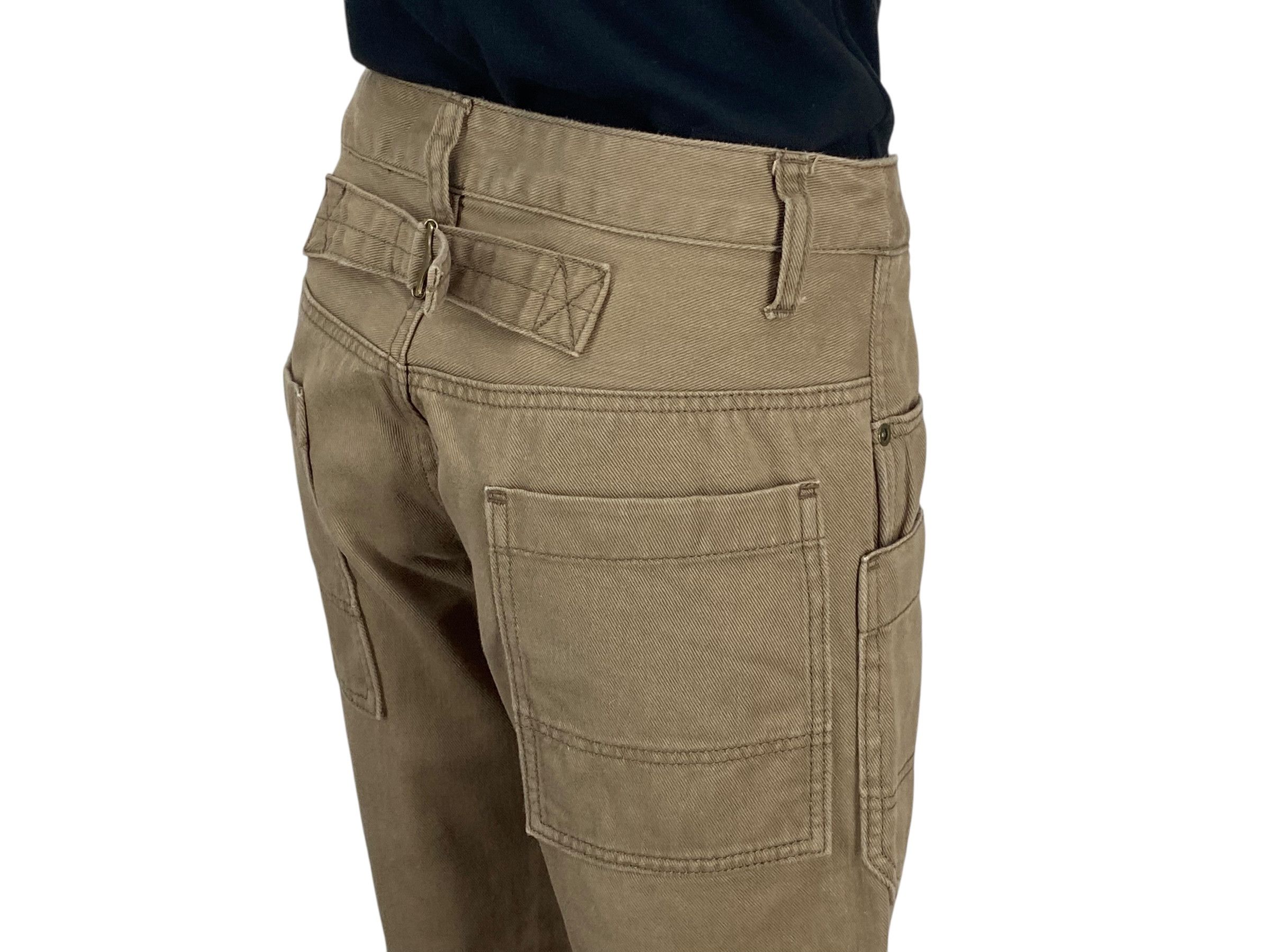 Japanese Brand Hickory Skateboard Pants Stripes Cargo Pants Size US 29 - 7 Thumbnail