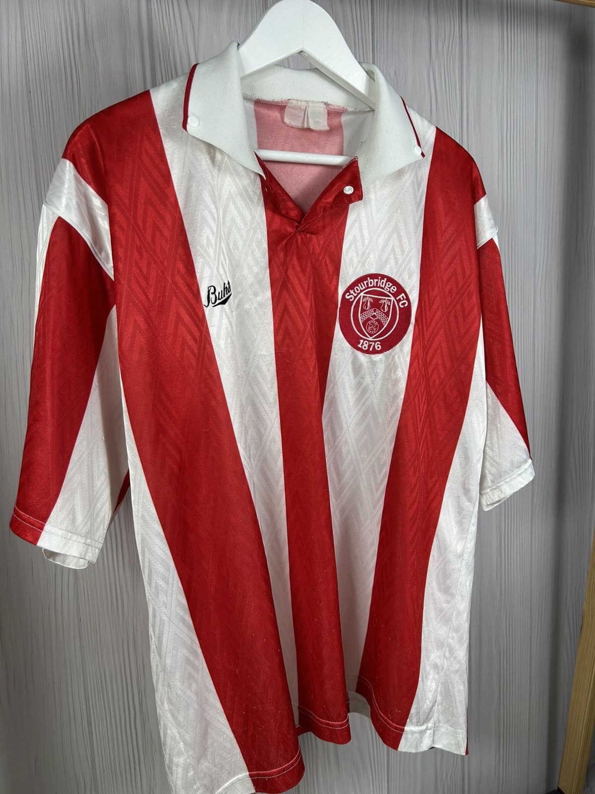 Other Rare Vintage 90’s FC Stourbridge Bukta Soccer Jersey 42/44 Size US L / EU 52-54 / 3 - 2 Thumbnail
