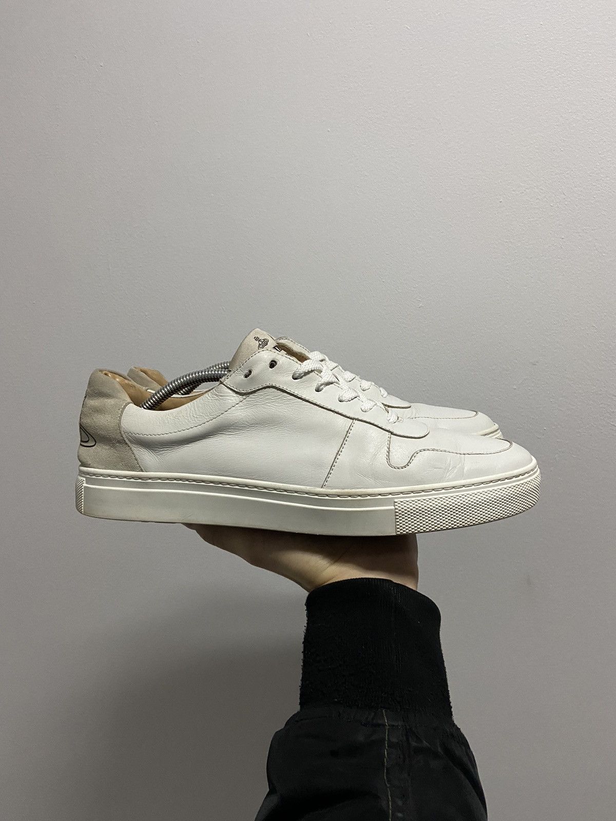Vivienne Westwood Vivienne Westwood Apollo Trainers leather sneakers orb logo Size US 11 / EU 44 - 3 Thumbnail