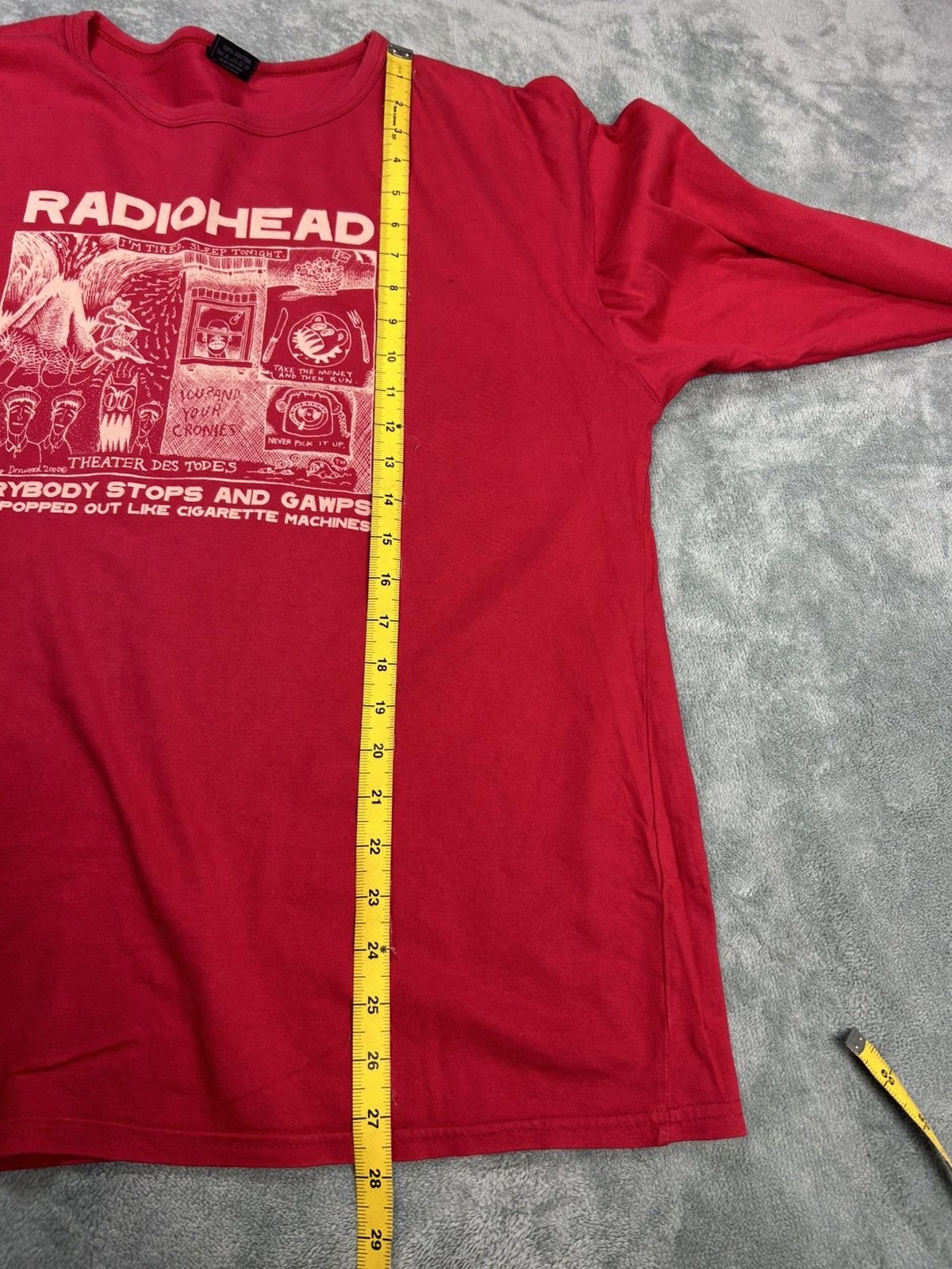 Band Tees Vintage Band Tee Radiohead /Thom Yorke Size US XL / EU 56 / 4 - 8 Thumbnail