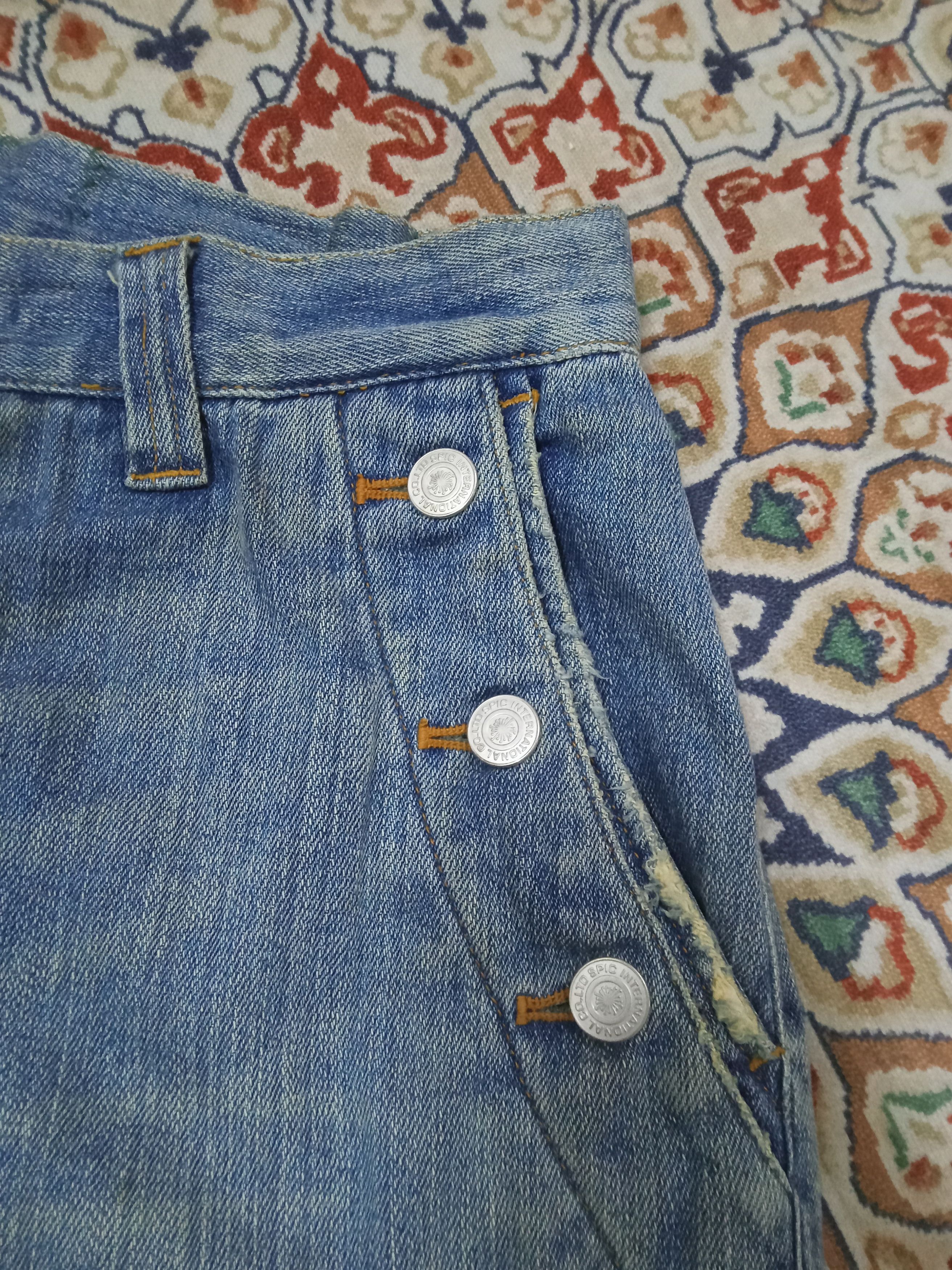 Tornado Mart Vintage Tornado Mart Rare Design Flare Jeans Size 32" / US 10 / IT 46 - 7 Thumbnail