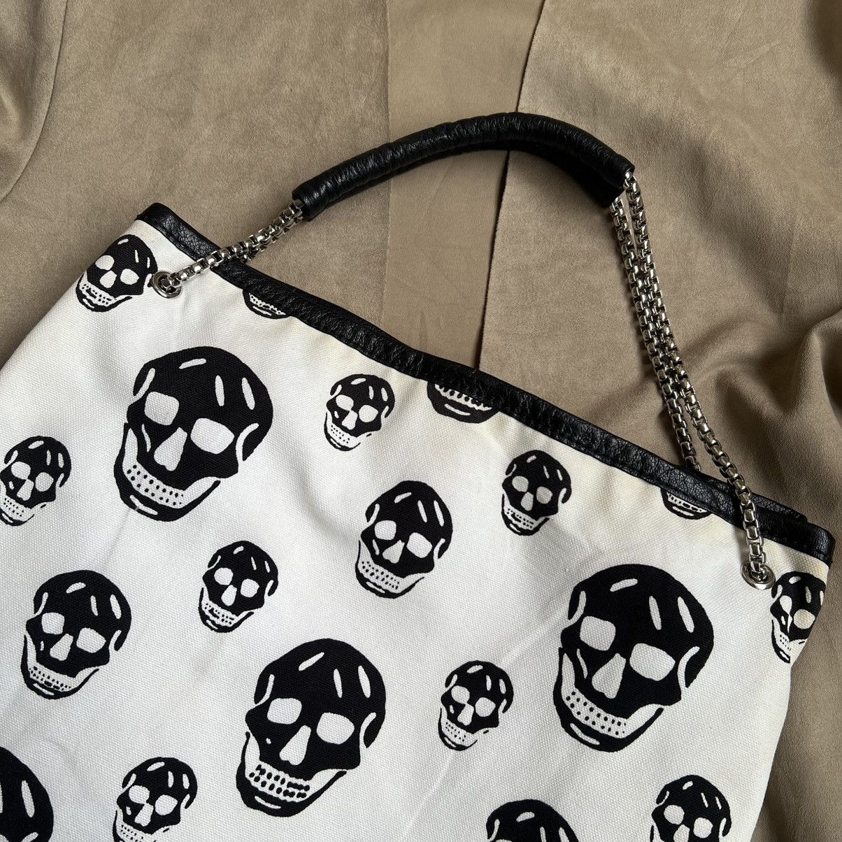 Alexander McQueen Authentic alexander mcqueen white skull tote bag Size ONE SIZE - 4 Thumbnail