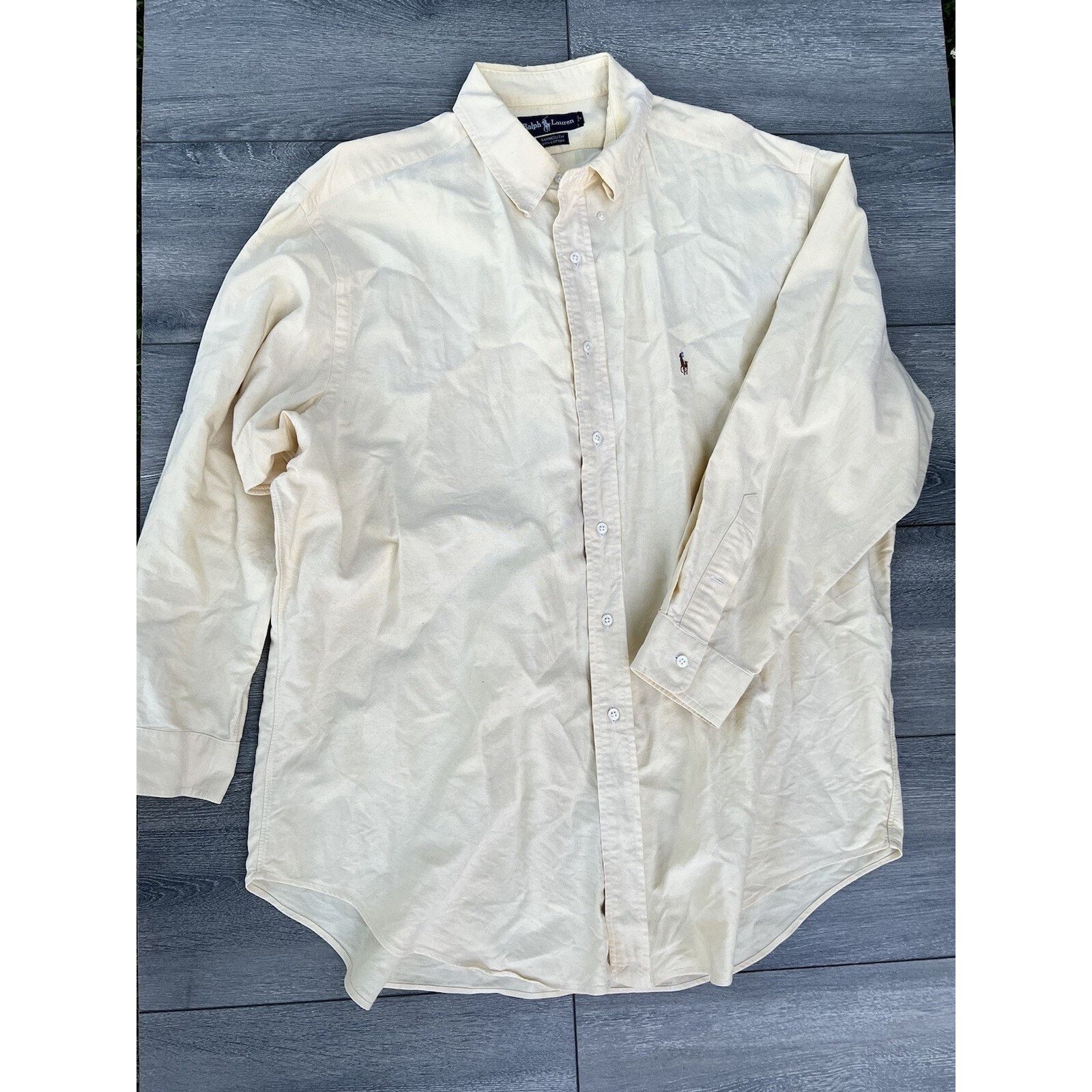 Lauren Ralph Lauren Ralph Lauren Shirt size 17'5 34 Men Shirt yellow A000299 Size US L / EU 52-54 / 3 - 1 Thumbnail