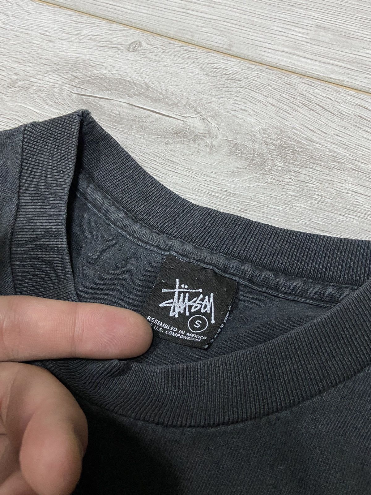 Stussy Stussy New York vintage 90s painted big logo t-shirt Size US S / EU 44-46 / 1 - 3 Thumbnail