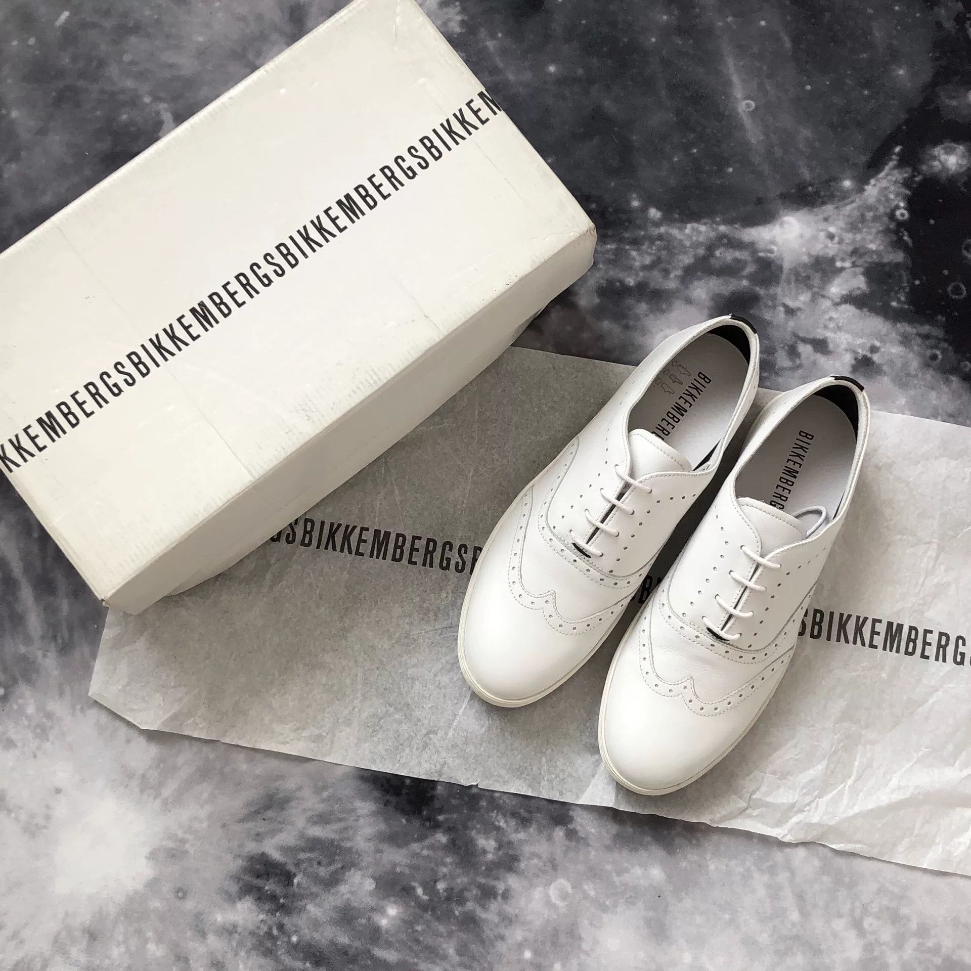 Dirk Bikkembergs Dirk Bikkembergs 90s Leather Derby Lace Through