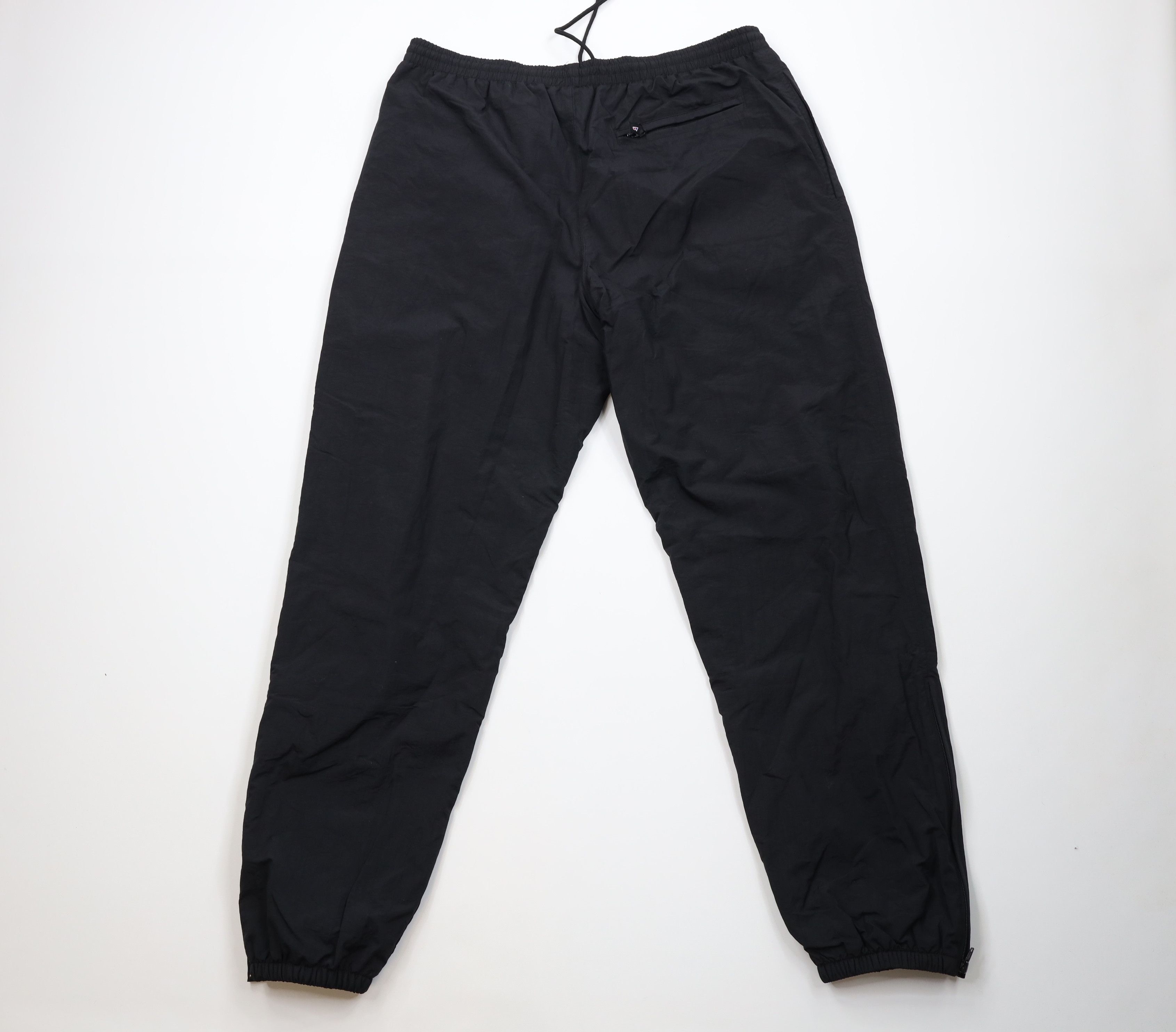 Vintage Vintage 90s Streetwear Lined Windbreaker Joggers Pants Black Size US 38 / EU 54 - 11 Thumbnail