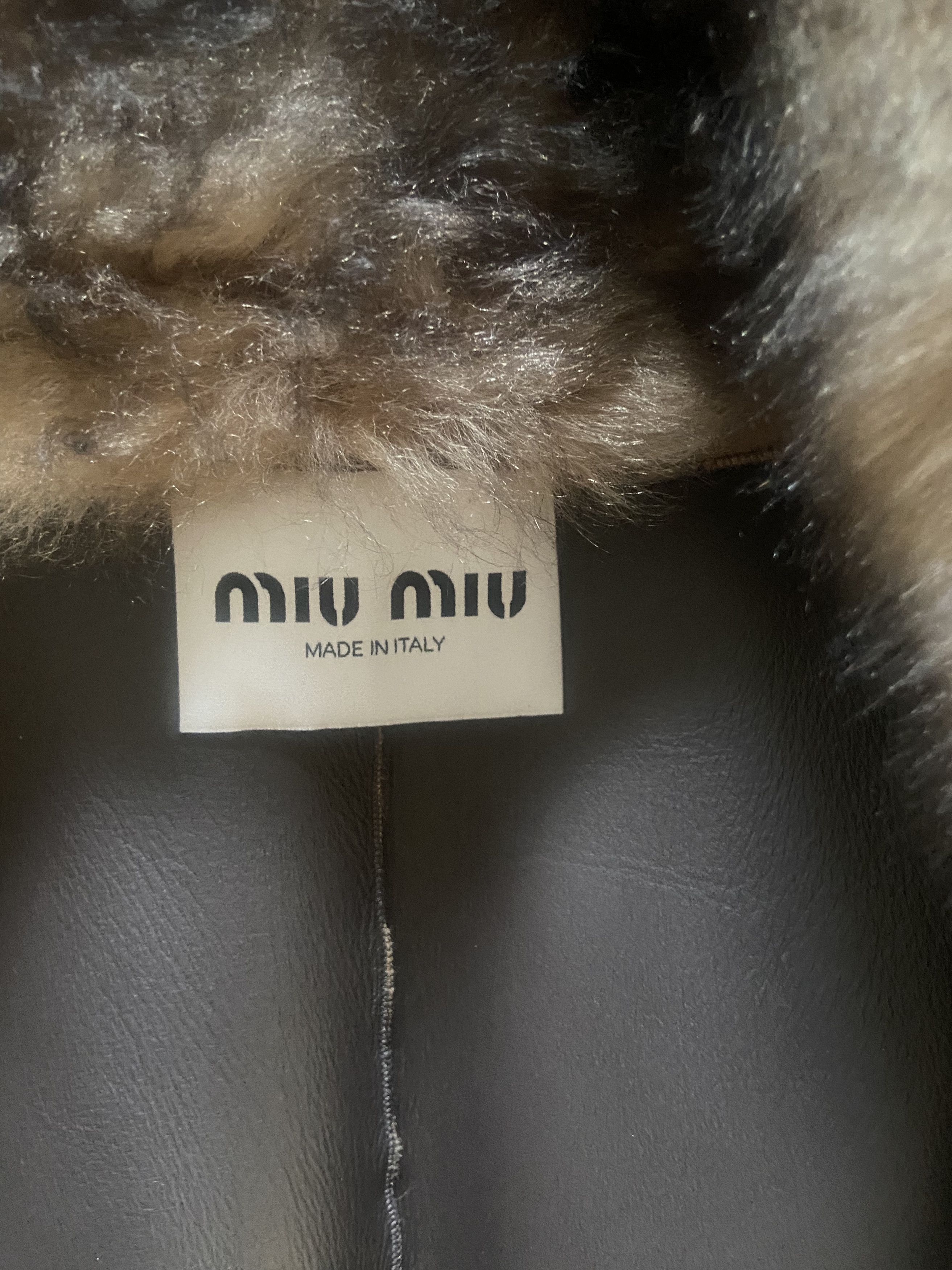 Miu Miu Miu Miu Double-breasted shearling jacket Size XS / US 0-2 / IT 36-38 - 8 Thumbnail