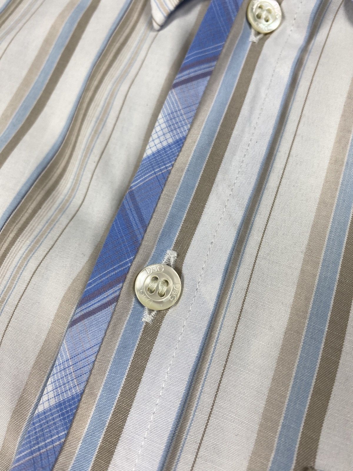 Dolce & Gabbana × Vintage Vintage Dolce & Gabbana D&G Striped Shirt Size L Size US L / EU 52-54 / 3 - 3 Thumbnail