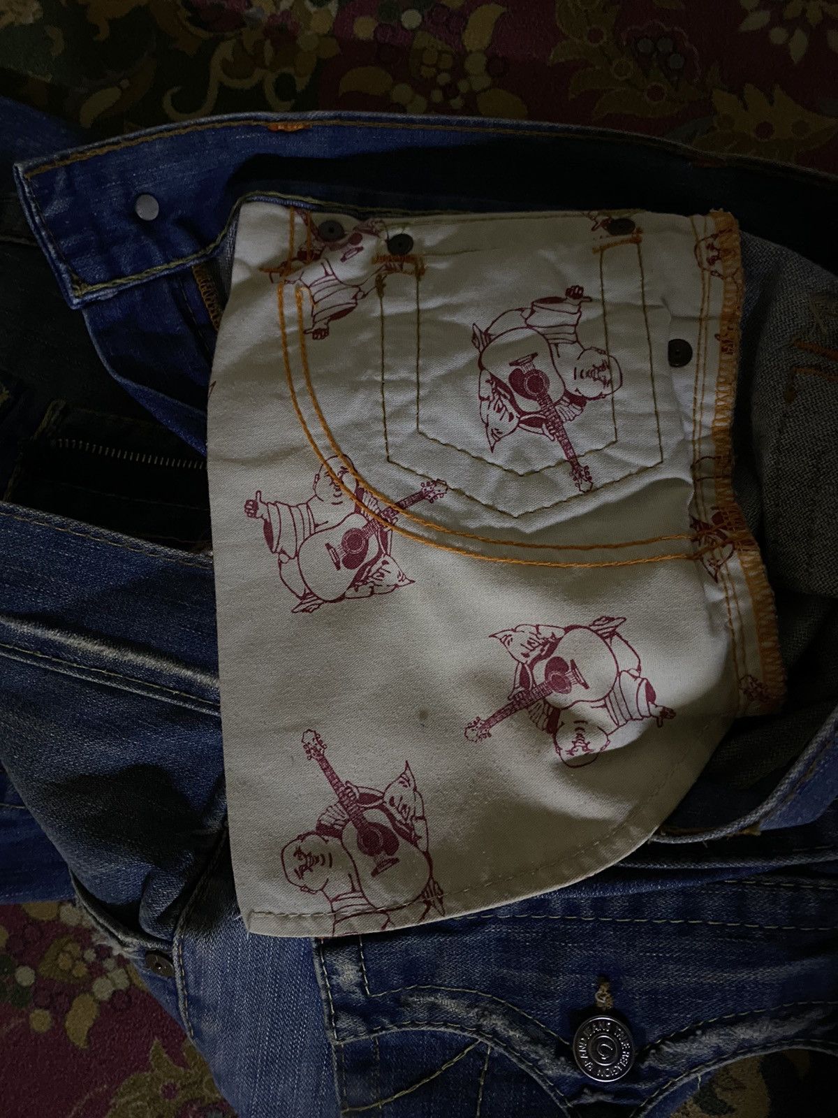 Jean × True Religion 🔥FLARE🔥TRUE RELIGION Flare Distressed Denim Size US 33 - 12 Thumbnail