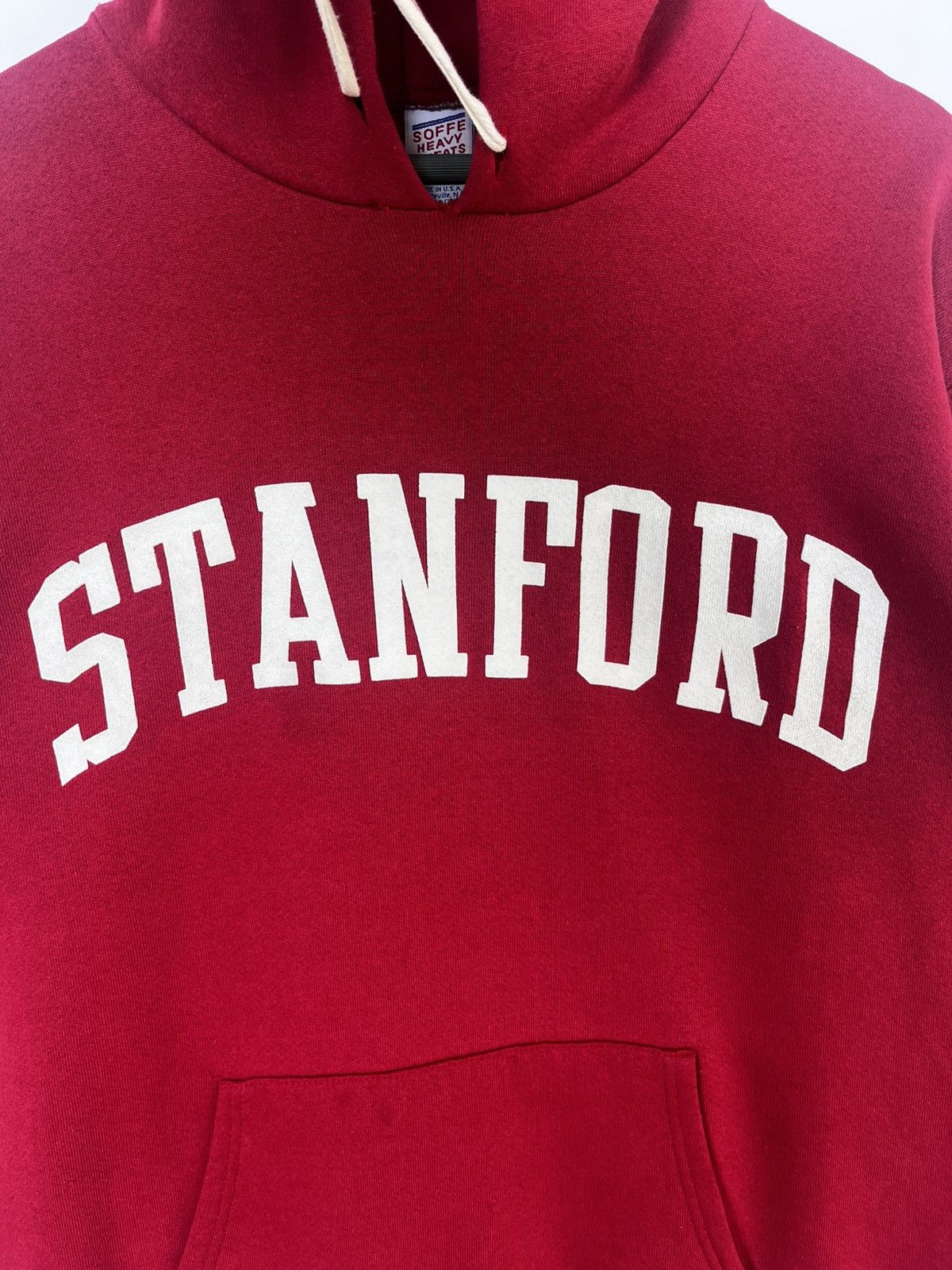 Soffe Vintage 90s Stanford Hoodie Size US L / EU 52-54 / 3 - 3 Thumbnail