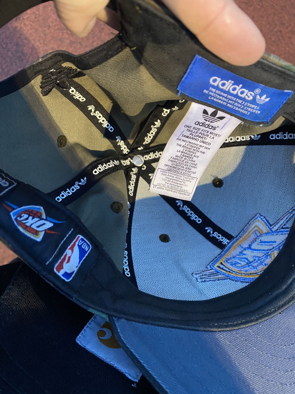 Adidas × NBA Vintage Okhlahoma City Thunder Cap Adidas Nba Sportswear Y2k Size ONE SIZE - 8 Thumbnail