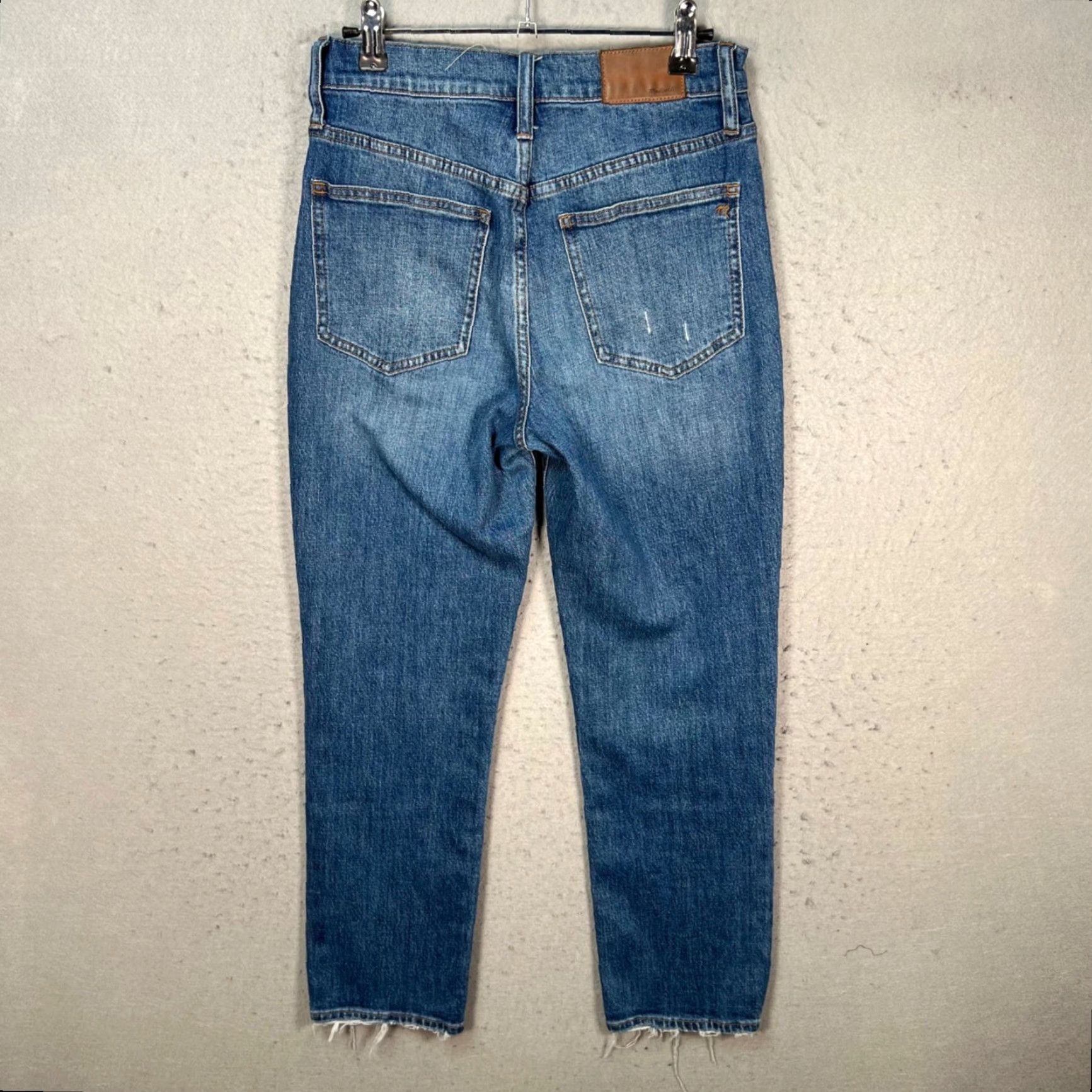 Madewell Madewell Jeans Womens 26 Crop Medium Wash Vintage High Rise 5-Pocket Denim Cotton Blend Blue Size 26" / US 2 / IT 38 - 2 Thumbnail