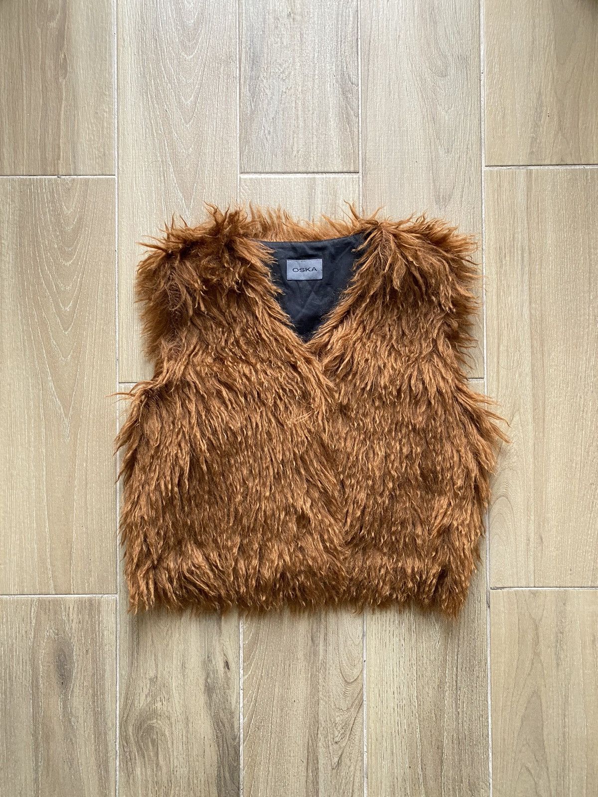 OSKA Oska Mohair Vest Size L / US 10 / IT 46 - 6 Thumbnail