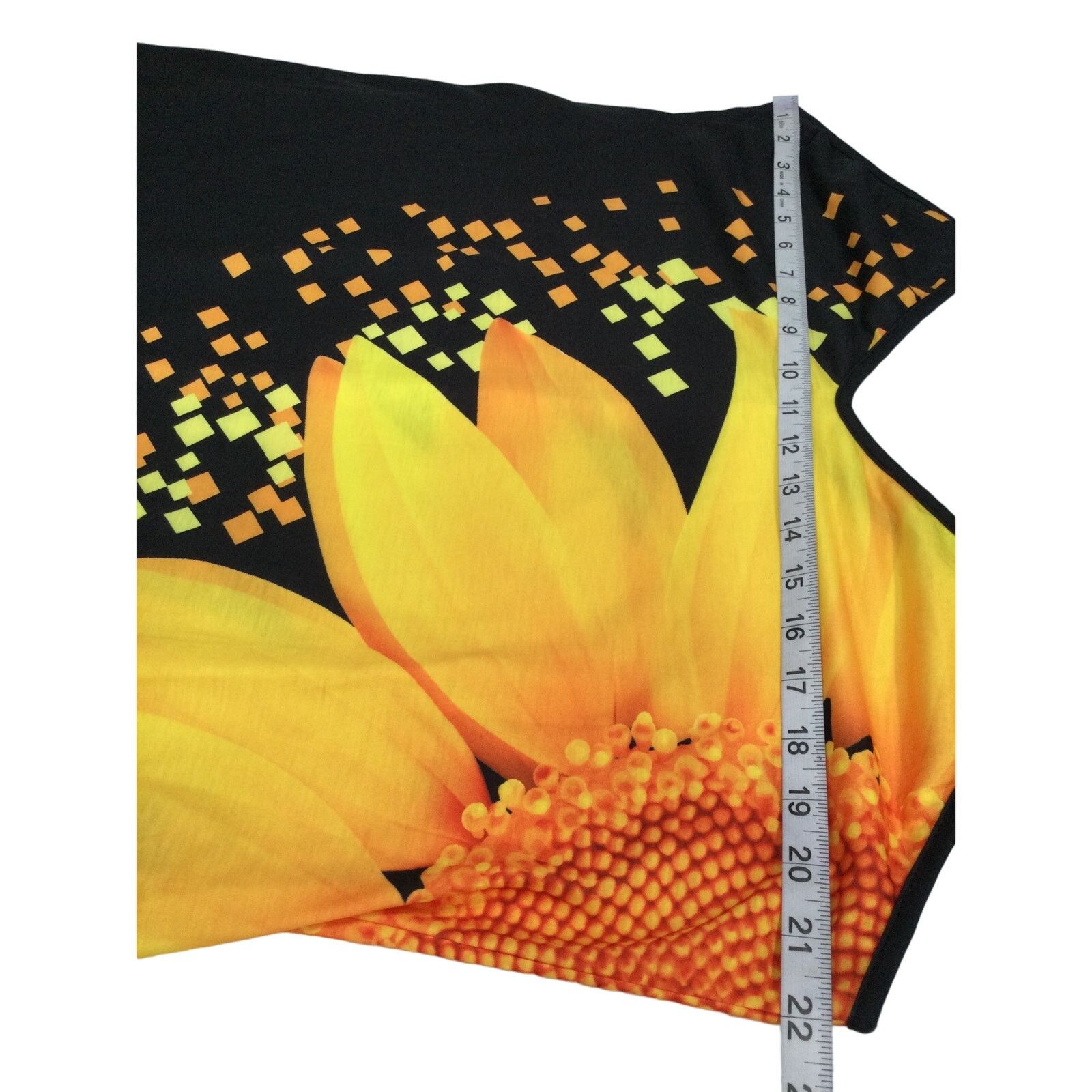 Other Slip Dress Gold Sunflowers Adjustable Straps Pocket Maxi 3X Size 3XL / US 20-22 - 11 Thumbnail