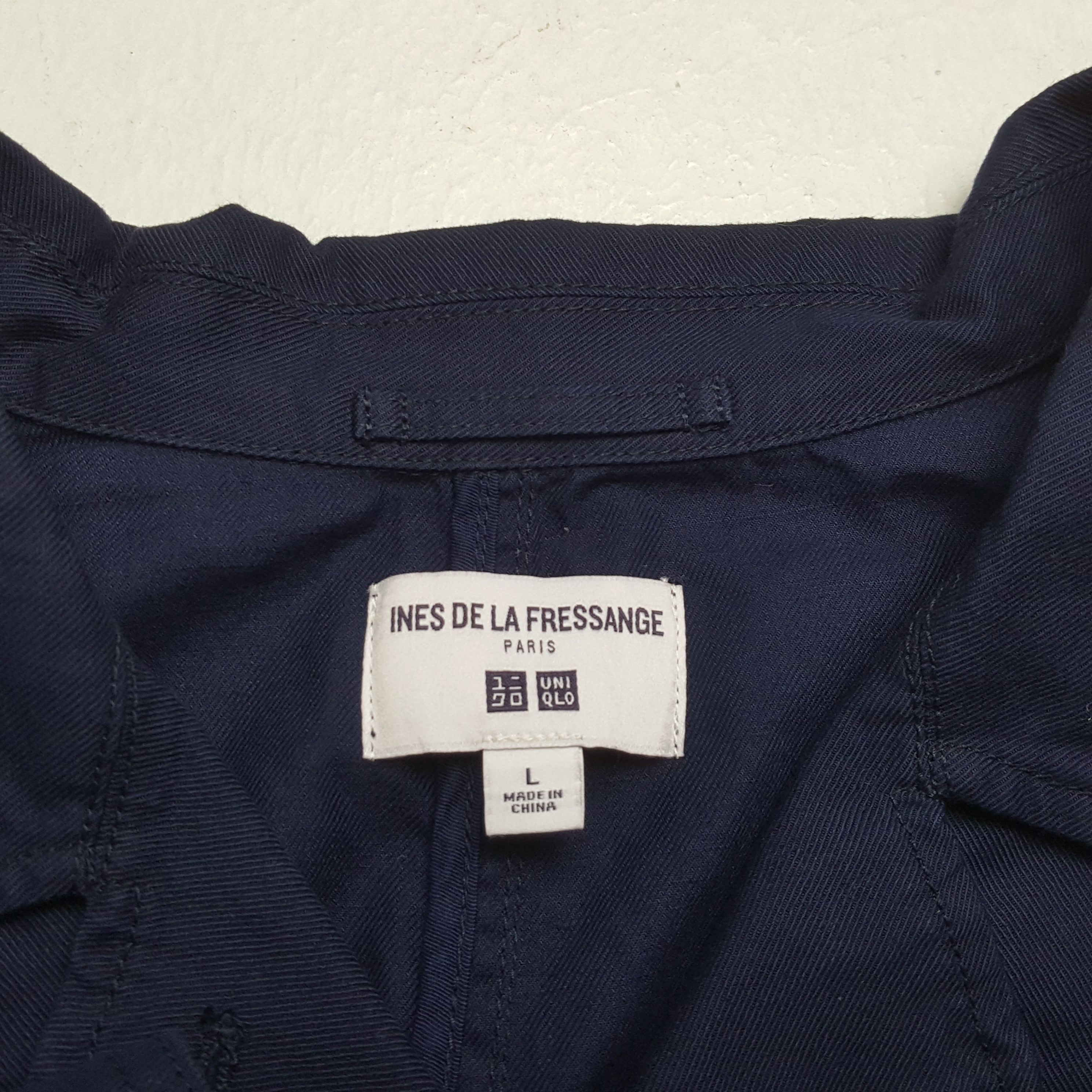 Japanese Brand × Uniqlo × Vintage INES DE LA FRESSANGE X UNIQLO Trench Coat Jacket Size US M / EU 48-50 / 2 - 9 Thumbnail