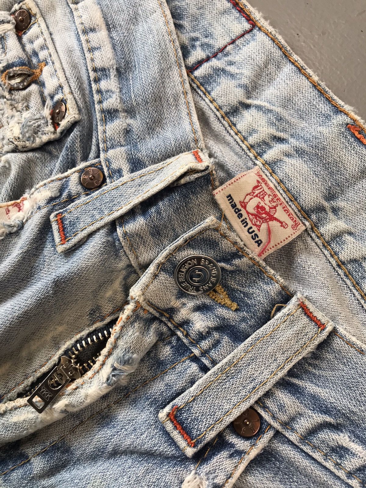 Rock Revival × True Religion × Vintage Vintage true religion distressed embroidered bootcut denim Size US 35 - 5 Thumbnail