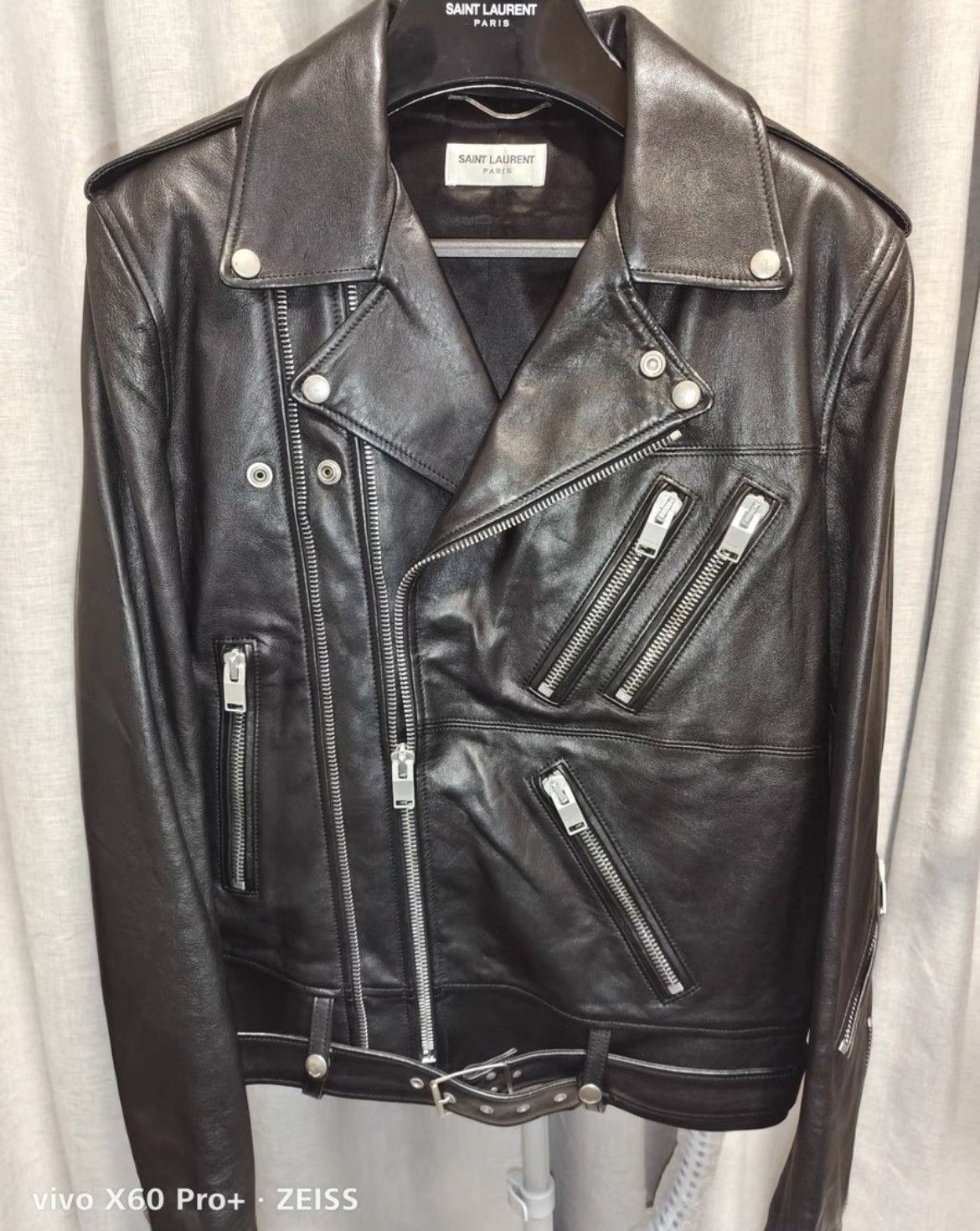 Saint Laurent Paris saint laurent Multi-Zip Leather Jacket-2505 Size US M / EU 48-50 / 2 - 1 Thumbnail