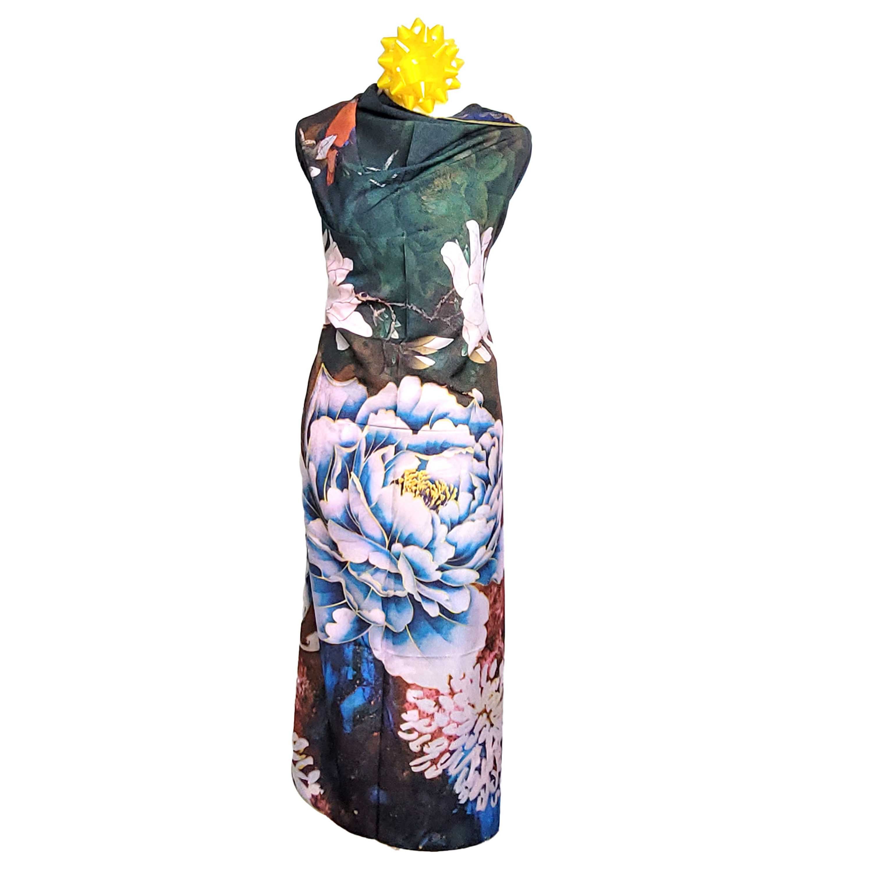 Other NWT Double Sided Silk Scarf 52"x52" Large Square Wrap 3236 Size ONE SIZE - 5 Thumbnail