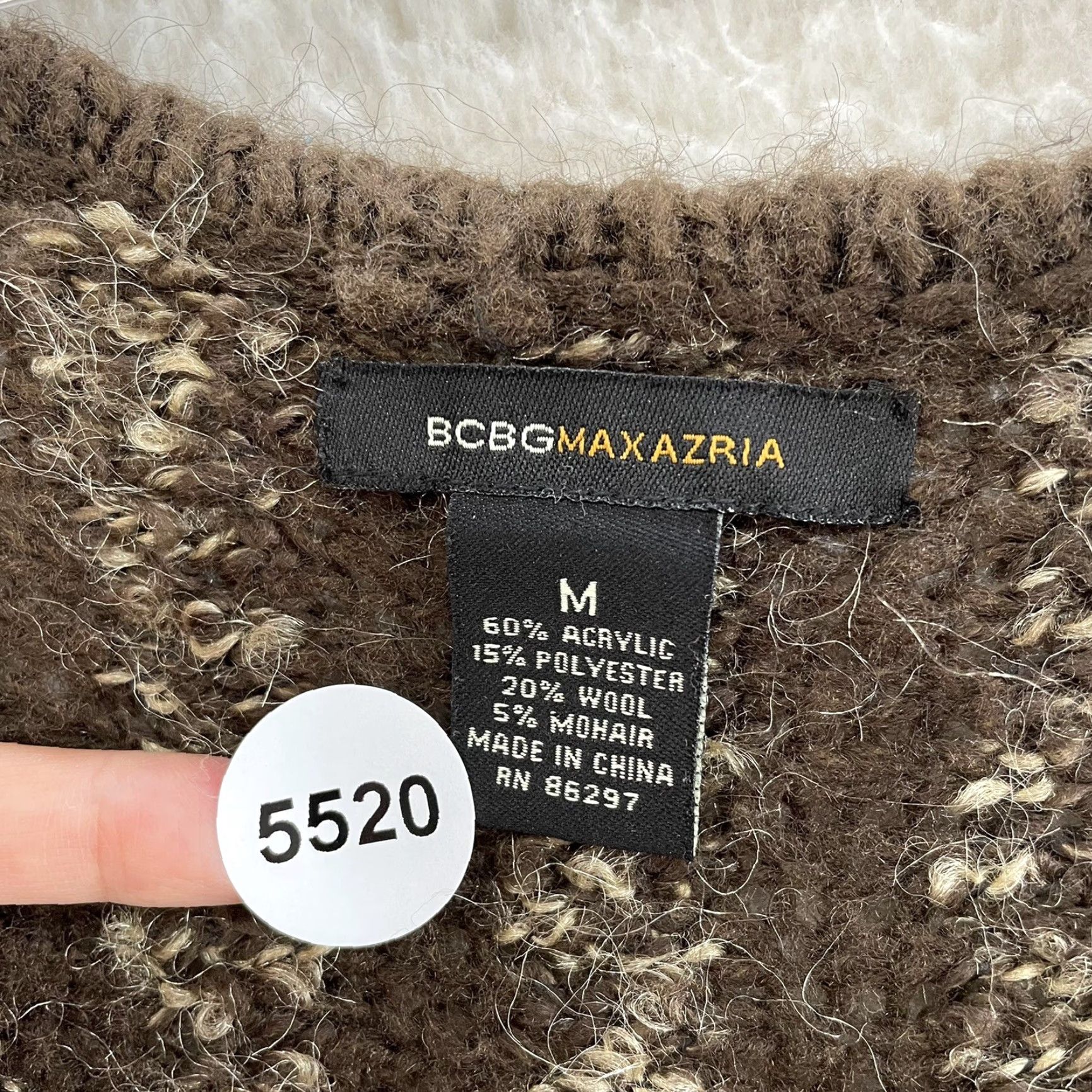 Bcbgmaxazria VINTAGE Y2K Duster Cardigan Sweater M Brown Wool Blend Fairy Grunge Whimsigoth Mens Women? Size M / US 6-8 / IT 42-44 - 7 Thumbnail