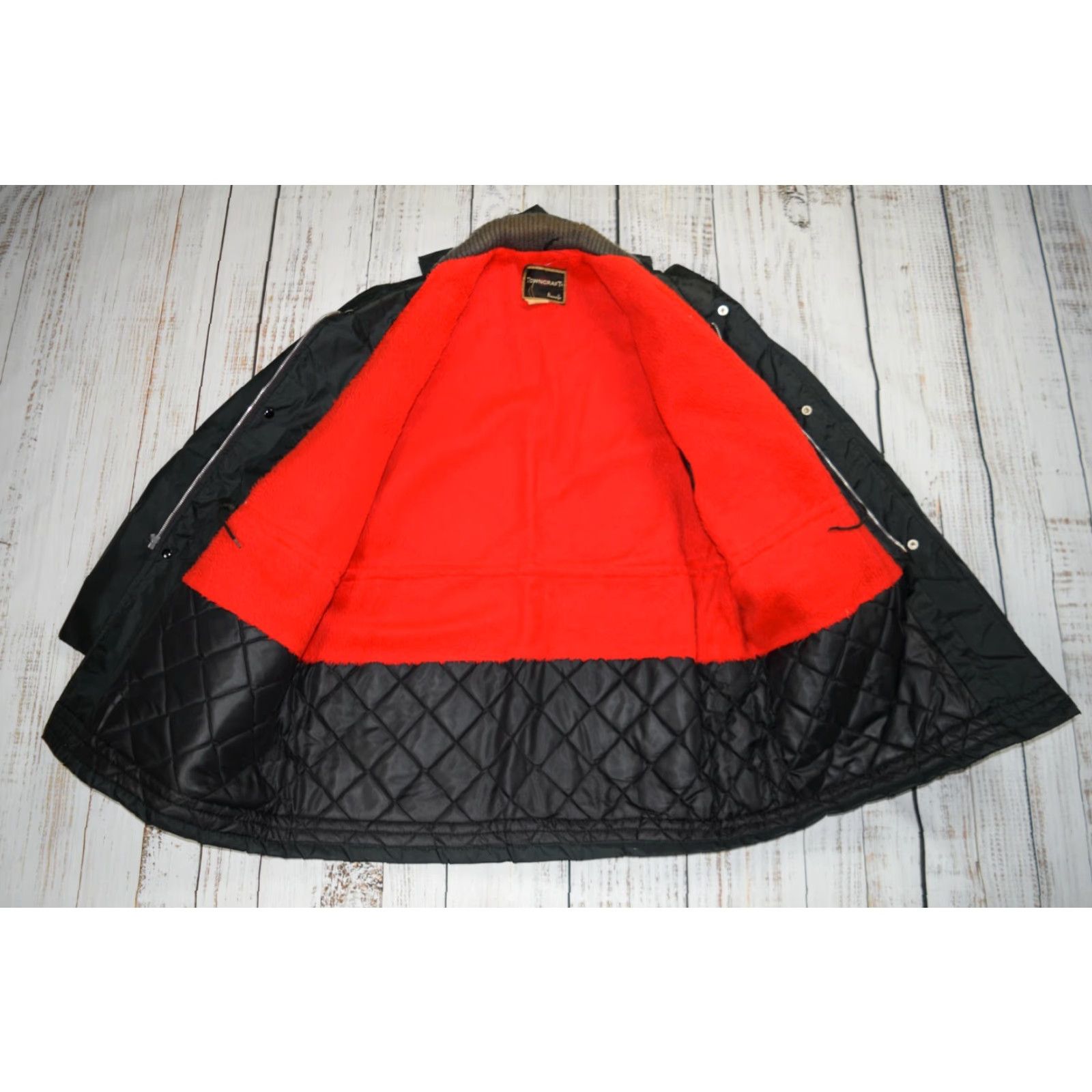 Rains VINTAGE 60S TOWNCRAFT PENNEYS JACKET SHERPA LINED RAIN CHIN STRAP SZ 42 NYLON Size US XS / EU 42 / 0 - 4 Thumbnail