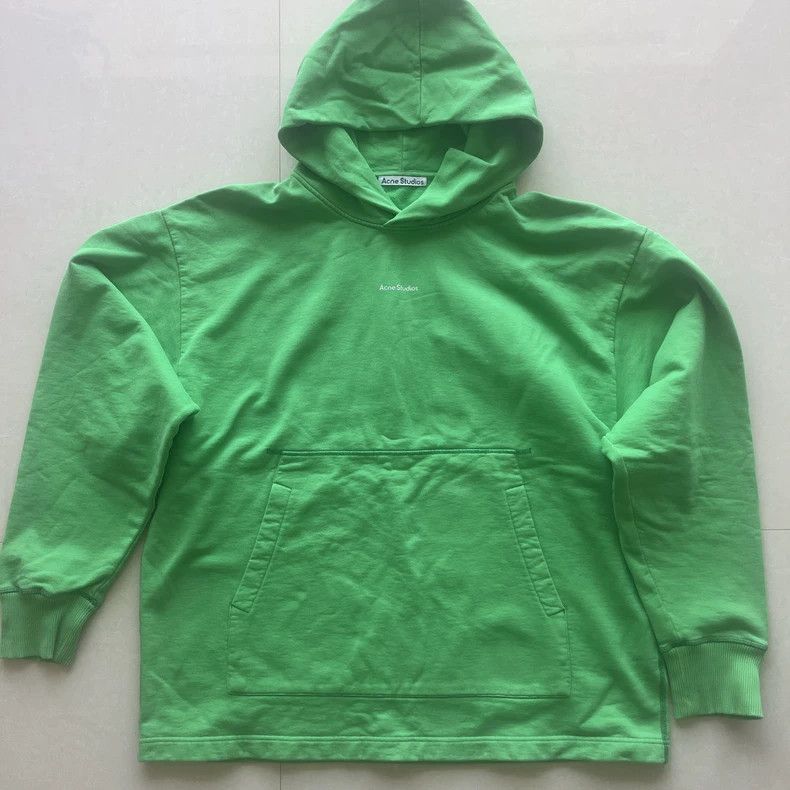 Vintage Acne Studios Green Oversize Hoodie - dmc Size US L / EU 52-54 / 3 - 1 Thumbnail