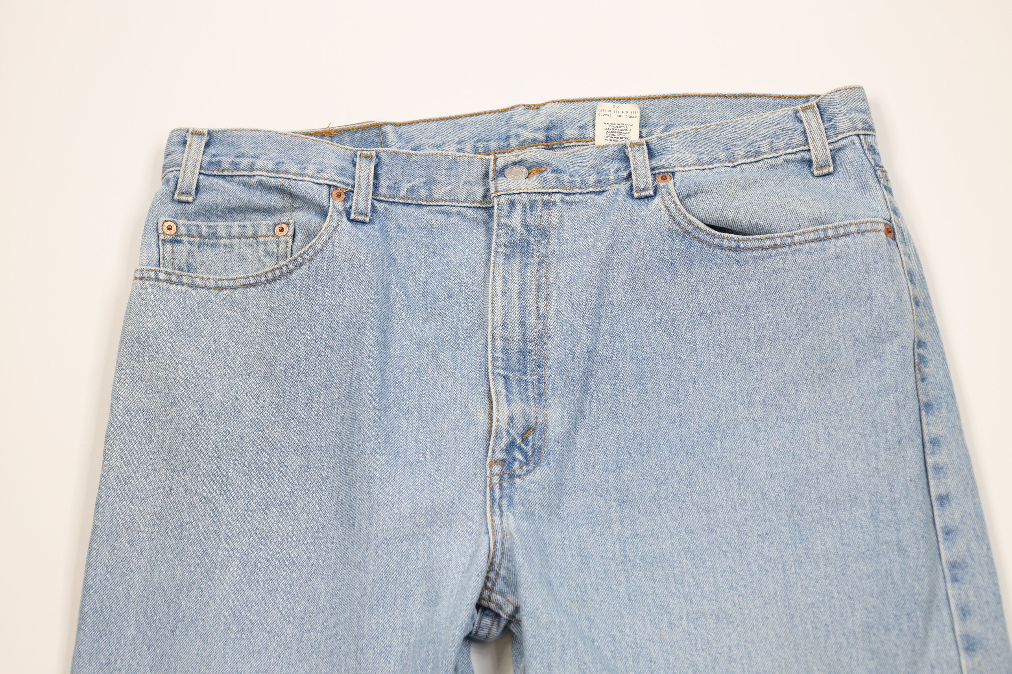 Levi's Vintage 90s Levis 505 Regular Straight Leg Denim Jeans Size US 40 / EU 56 - 2 Thumbnail