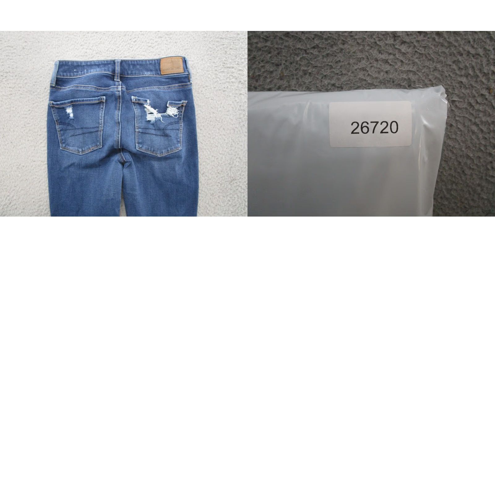 American Eagle Outfitters American Eagle Women's Blue Stretch Dream Jean Jegging Size 0 Short Distressed Jegging Jeans Women XS-Short Size 25" / US 0 / IT 36 - 9 Thumbnail