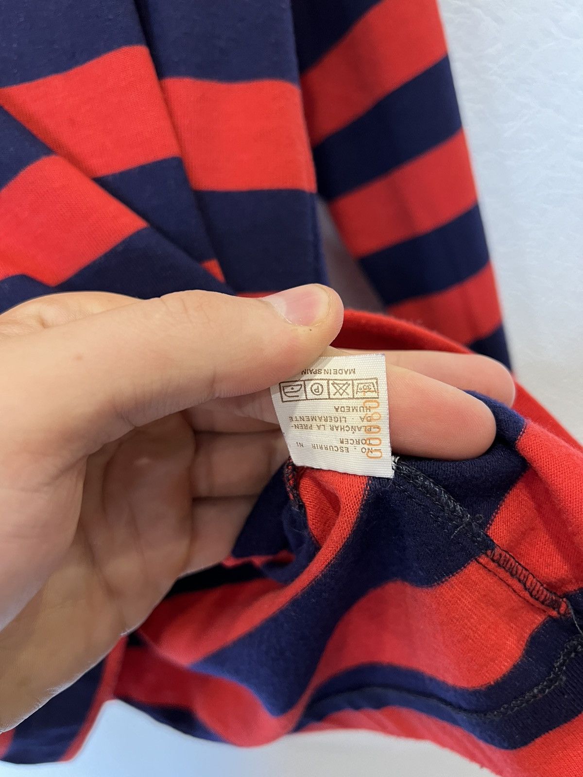 Burberry Vintage 90’s Burberrys Red Striped Sweater Size US S / EU 44-46 / 1 - 7 Thumbnail