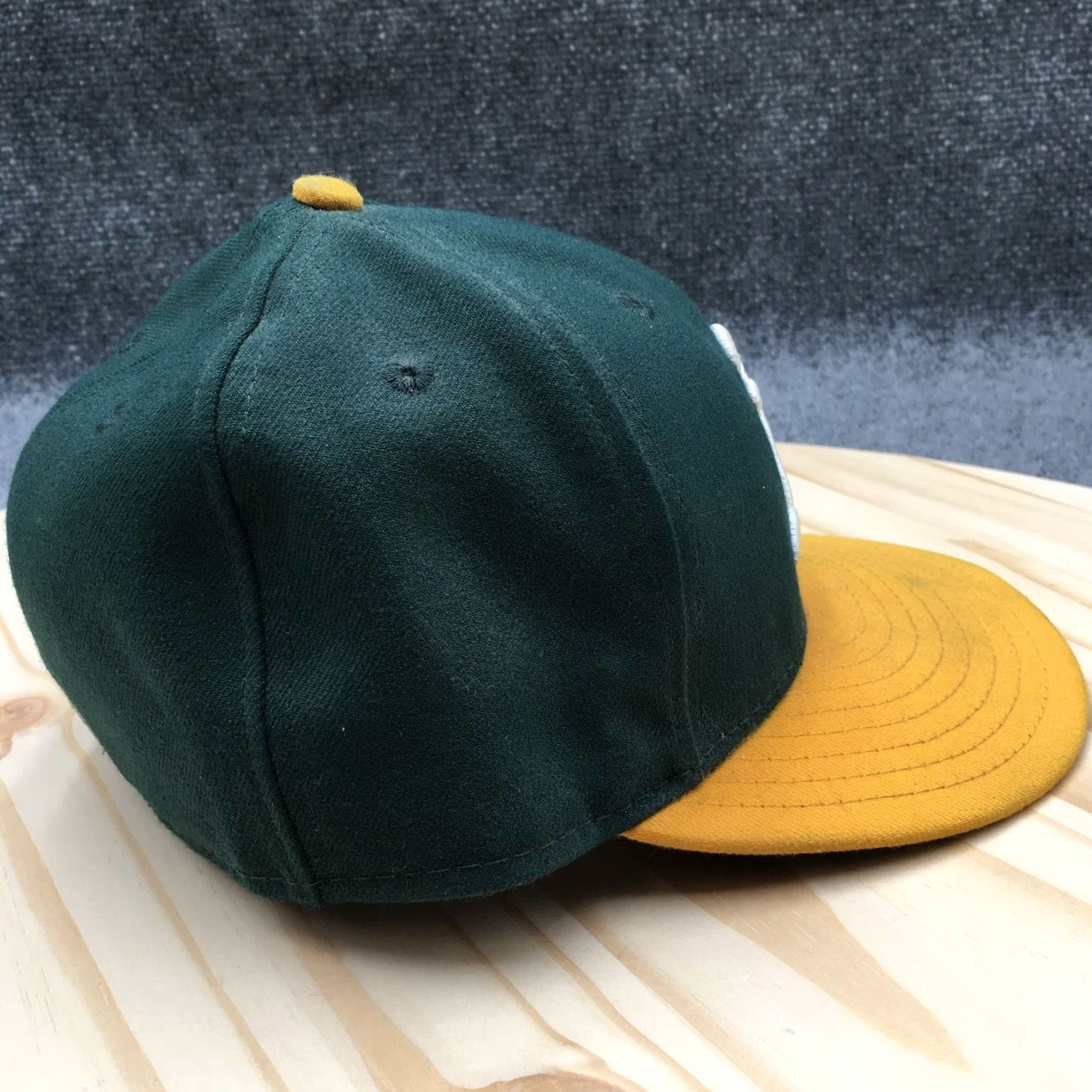New Era New Era Oakland Athletics Baseball Cap Hat Mens Green 7 Fitted Embroidered Logo Size ONE SIZE - 6 Thumbnail