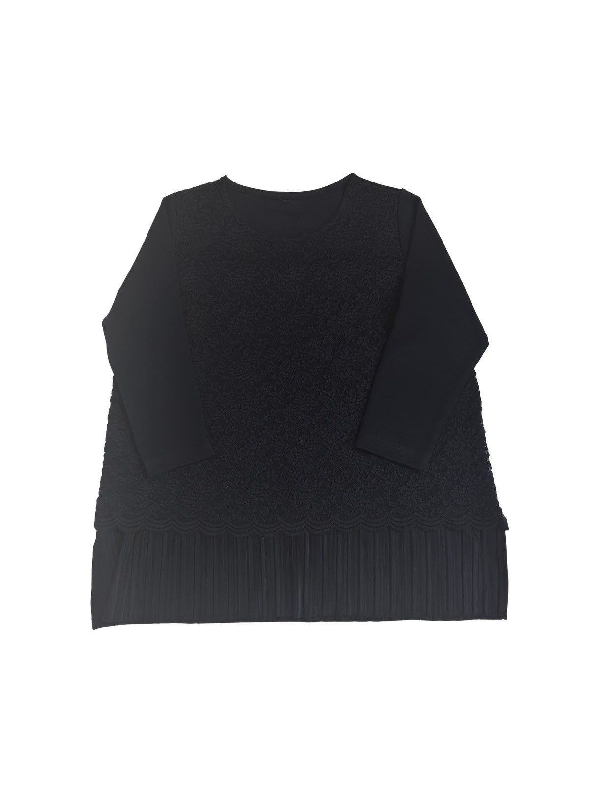 Other Navy lace Top.wb4747 Size XXL / US 16-18 / IT 52-54 - 10 Thumbnail