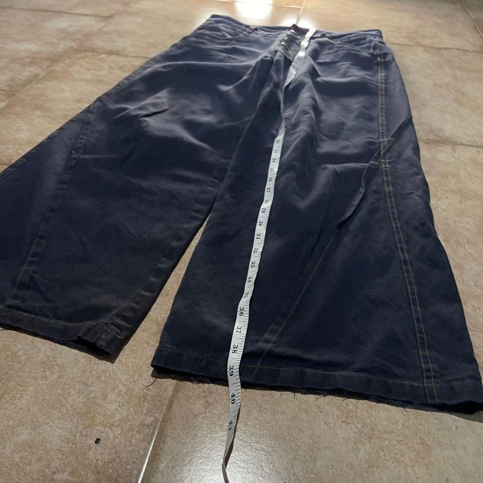 Japanese Brand Japanese Vintage Y2k Wide-leg Baggy Denim Jeans size 28 Size 28" / US 6 / IT 42 - 7 Thumbnail