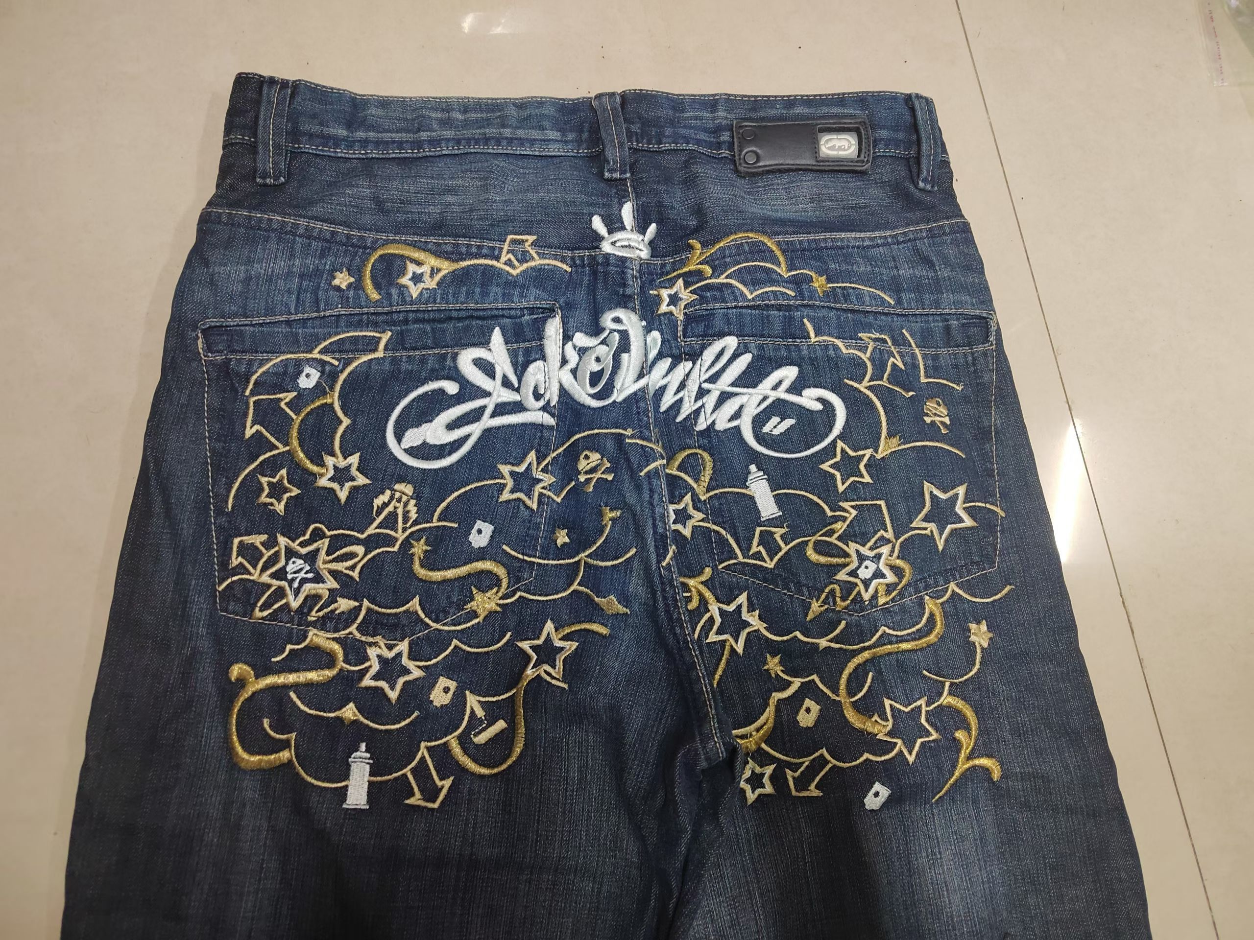 Ecko Unltd. ecko unltd grungegraffik baggy jeans Size US 33 - 3 Thumbnail