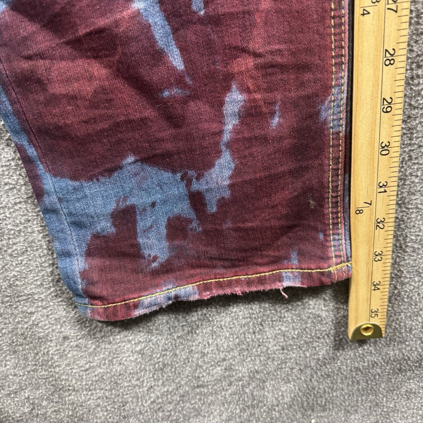 Rock Revival Rock Revival Elroy Skinny Moto Mens Acid Wash Size 36 X 34 Size US 36 / EU 52 - 4 Thumbnail