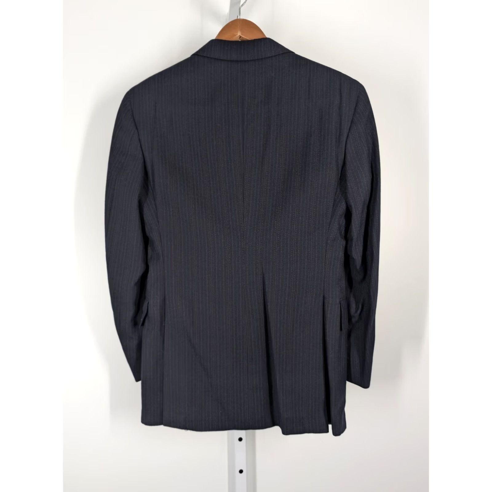 Polo Ralph Lauren Polo Ralph Lauren Vintage 2 Piece Suit Jacket Trousers Pinstripe Union Label USA Wool 1980s Blue Mens Size 37 Autumn? Size US M / EU 48-50 / 2 - 5 Thumbnail