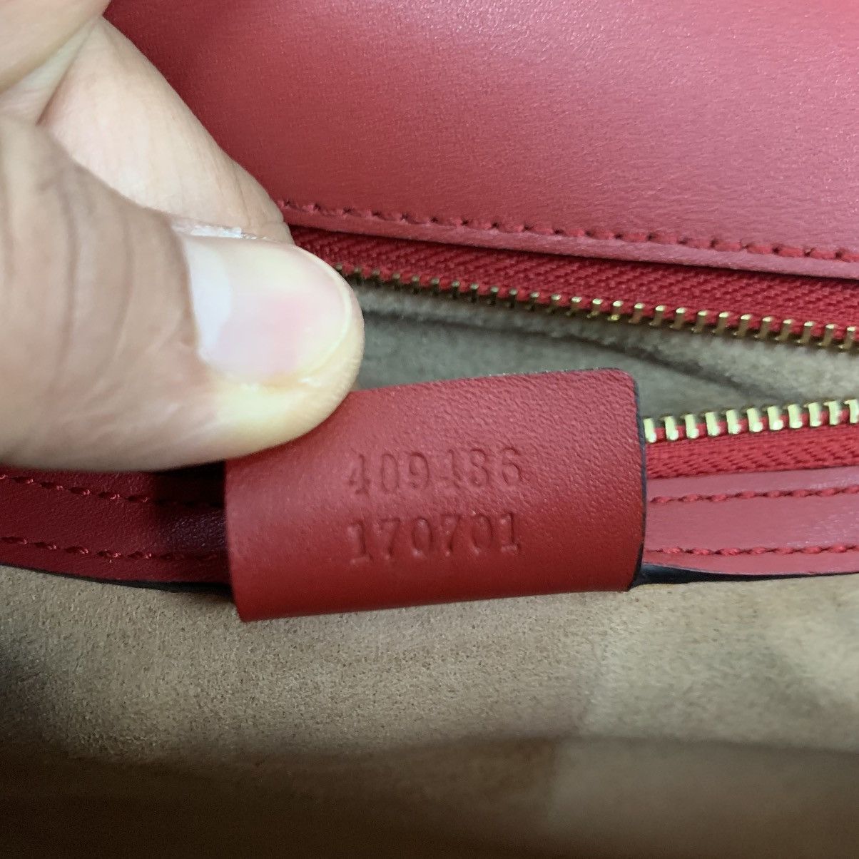 Gucci Gucci Red Leather Chain Shoulder Bag Size ONE SIZE - 15 Thumbnail