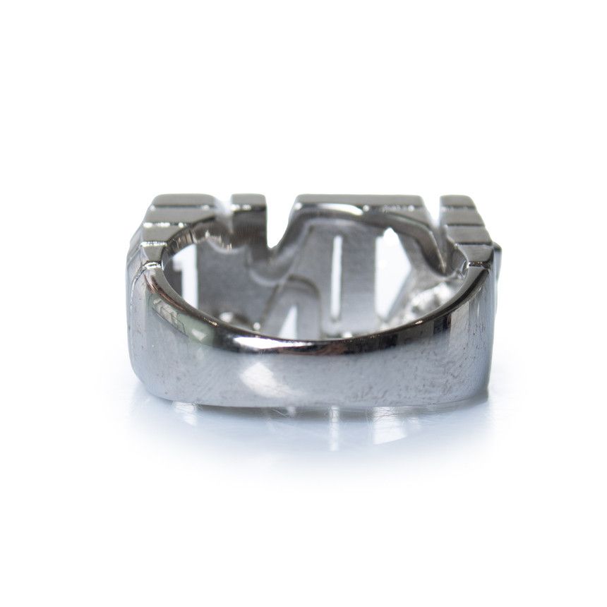 Dolce & Gabbana Dolce & Gabbana, silver KING ring with strass Size ONE SIZE - 4 Thumbnail