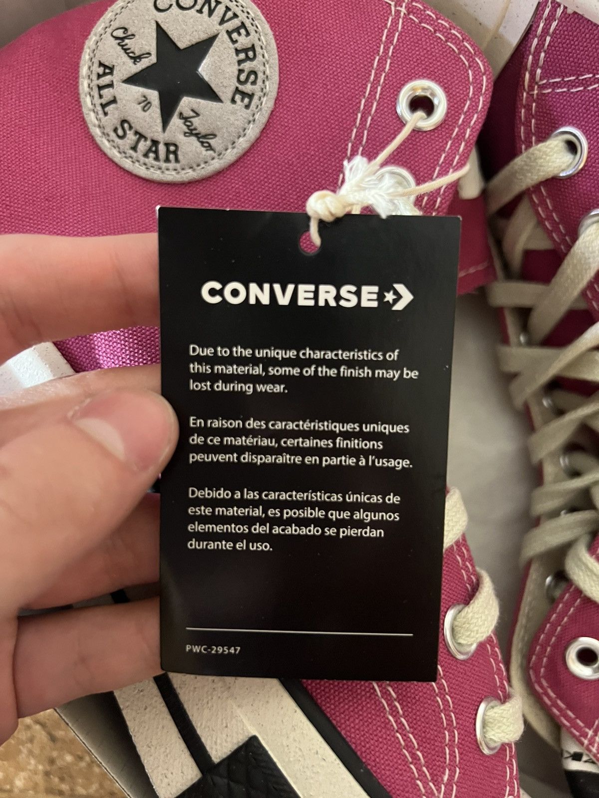 Converse × Rick Owens Drkshdw Rick Owens DRKSHDW × Converse in pink new, size 9 Size US 9 / EU 42 - 9 Thumbnail