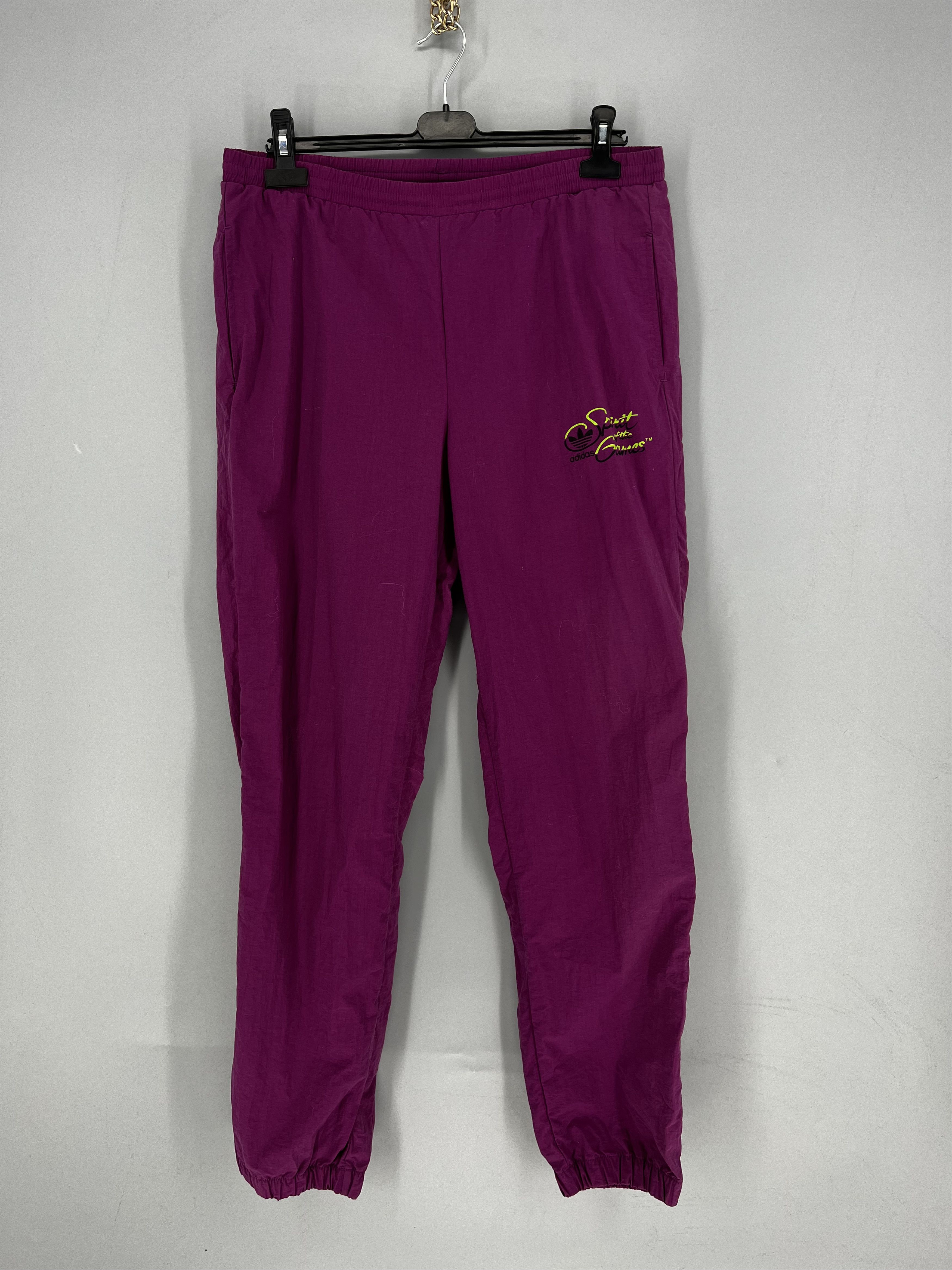 Adidas Rare 90s Adidas Track Pants Vintage Y2K Purple Size M Size US 32 / EU 48 - 1 Thumbnail