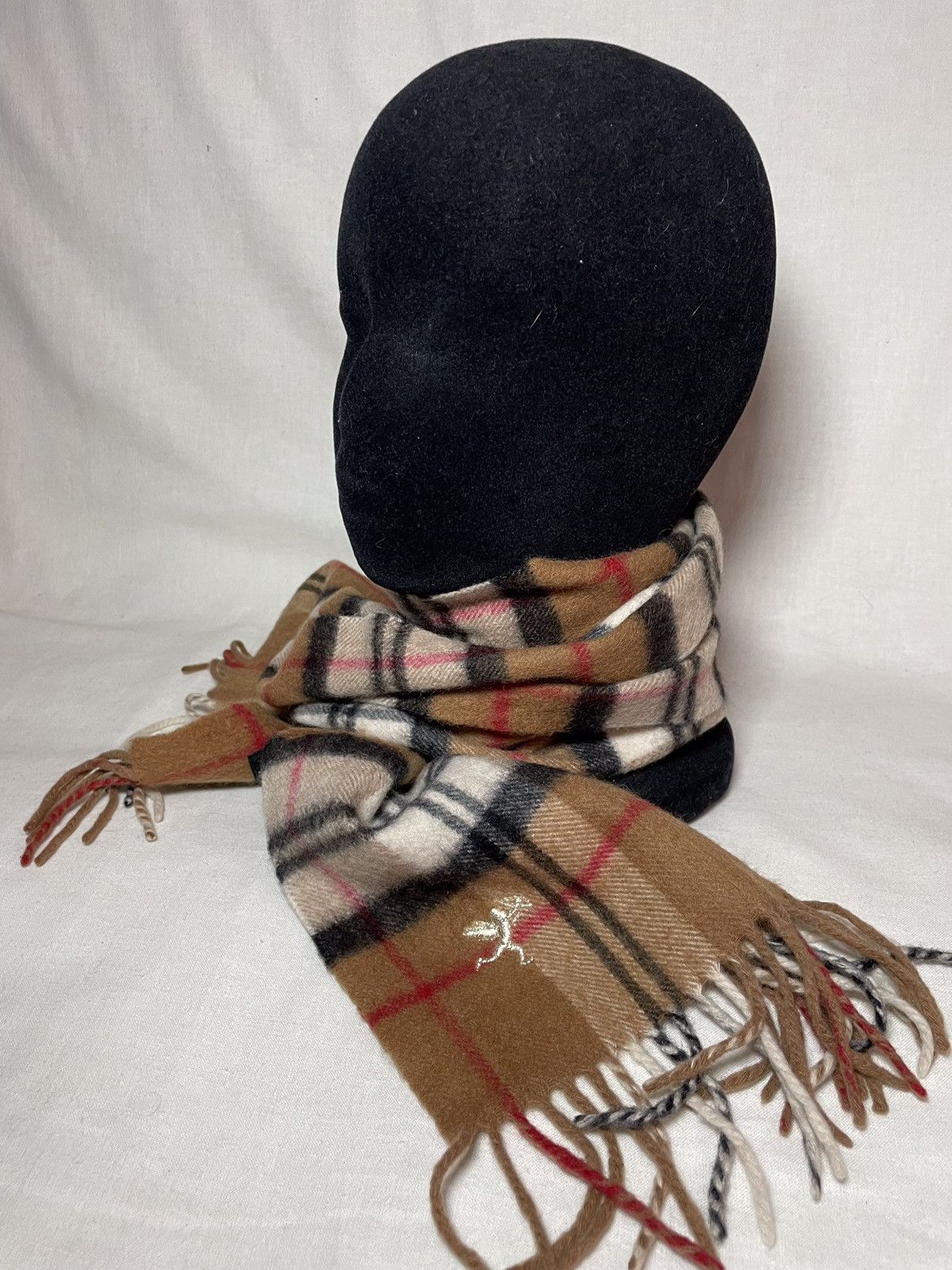 Vintage Creations tartan cashmere scarf Size ONE SIZE - 8 Thumbnail