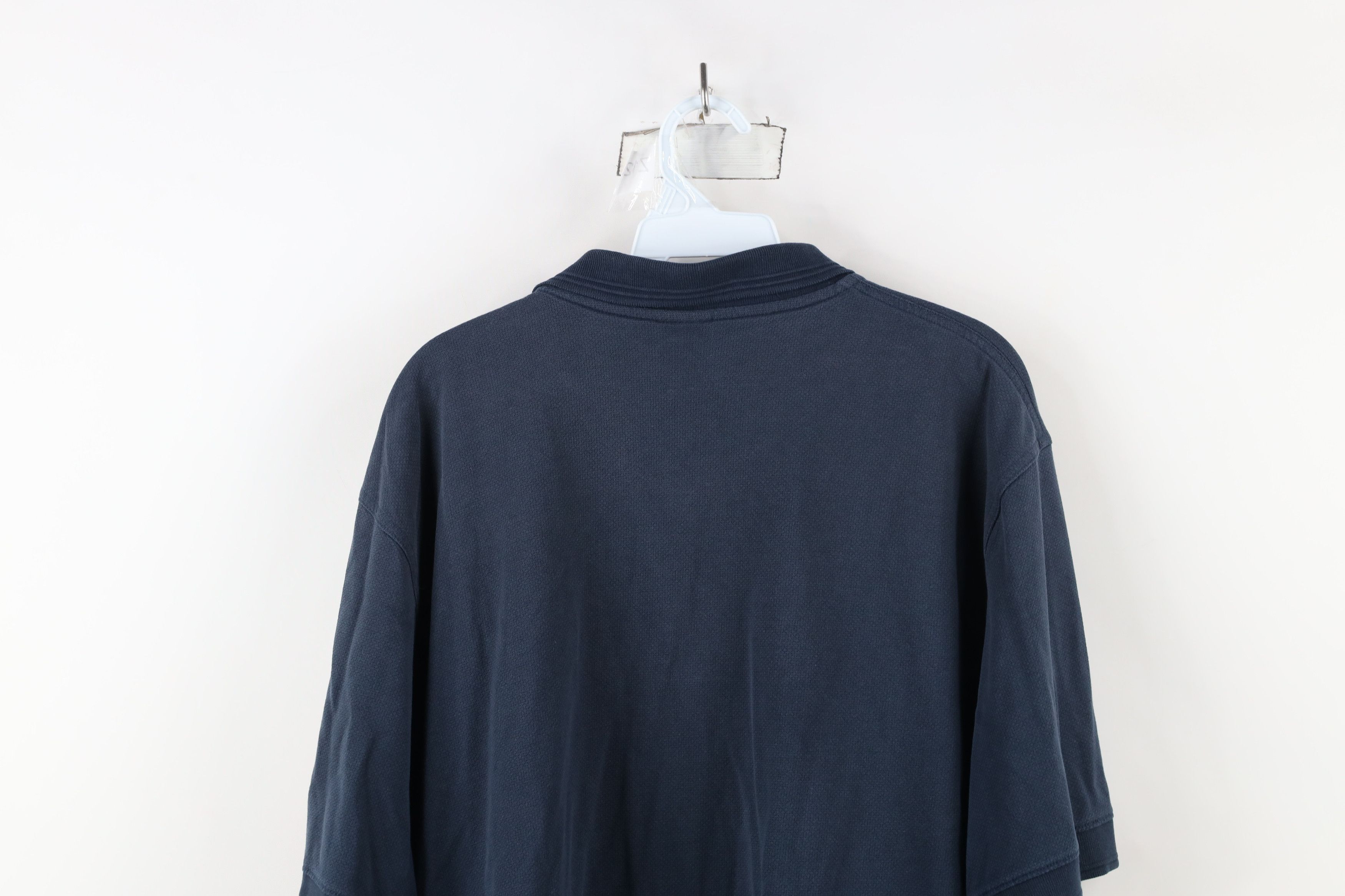 Nike × Vintage Vintage Nike Challenge Court Mini Swoosh Thermal Knit Polo Size US XL / EU 56 / 4 - 12 Thumbnail