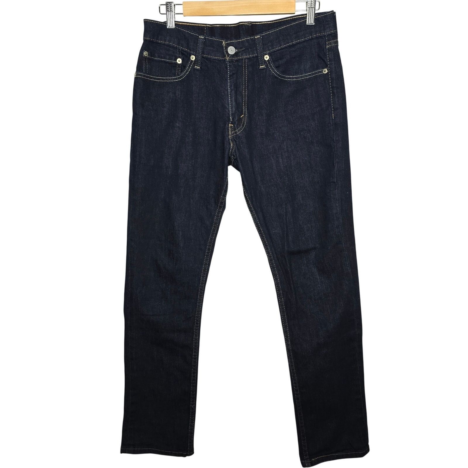 Levi's Men's Levi's 501 Dark Wash Blue Denim Jeans Size W32 L32 Size US 32 / EU 48 - 1 Thumbnail