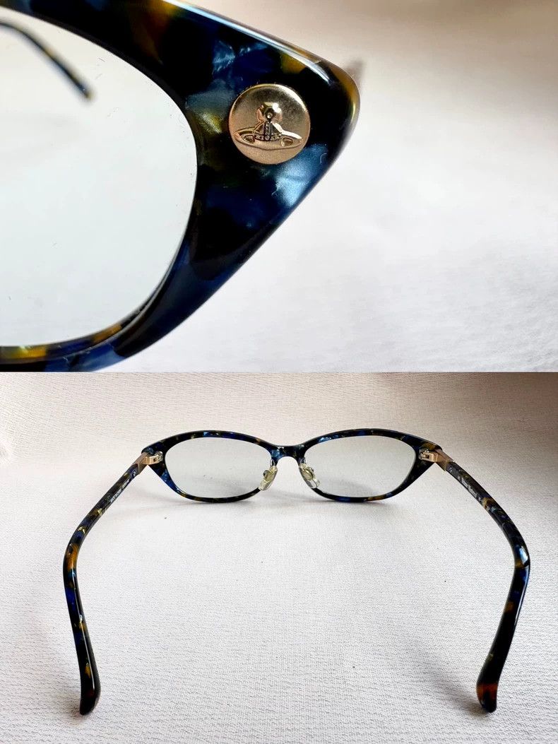 Vivienne Westwood Vivienne Westwood Vintage Saturn blue tortoiseshell mother Size ONE SIZE - 5 Thumbnail