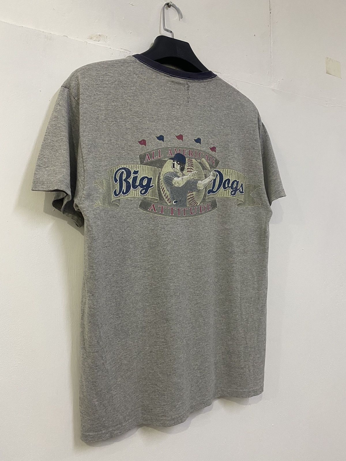 Big Dogs × Rap Tees 💥 BIG DOGS PARODY NEY YORK YANKEES BASEBALL Size US L / EU 52-54 / 3 - 2 Thumbnail