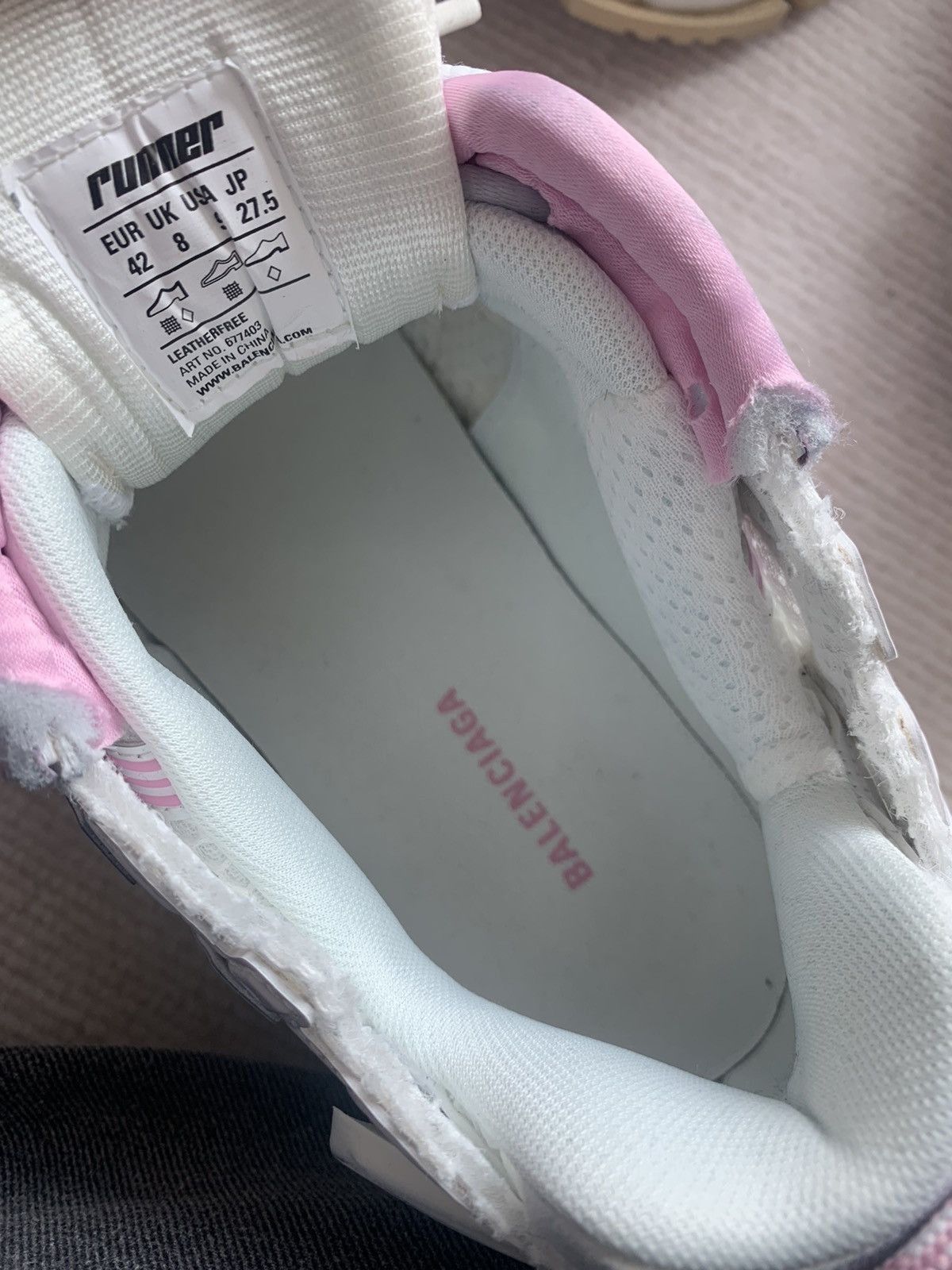 Balenciaga Balenciaga Runner Pink Size US 9 / EU 42 - 7 Thumbnail