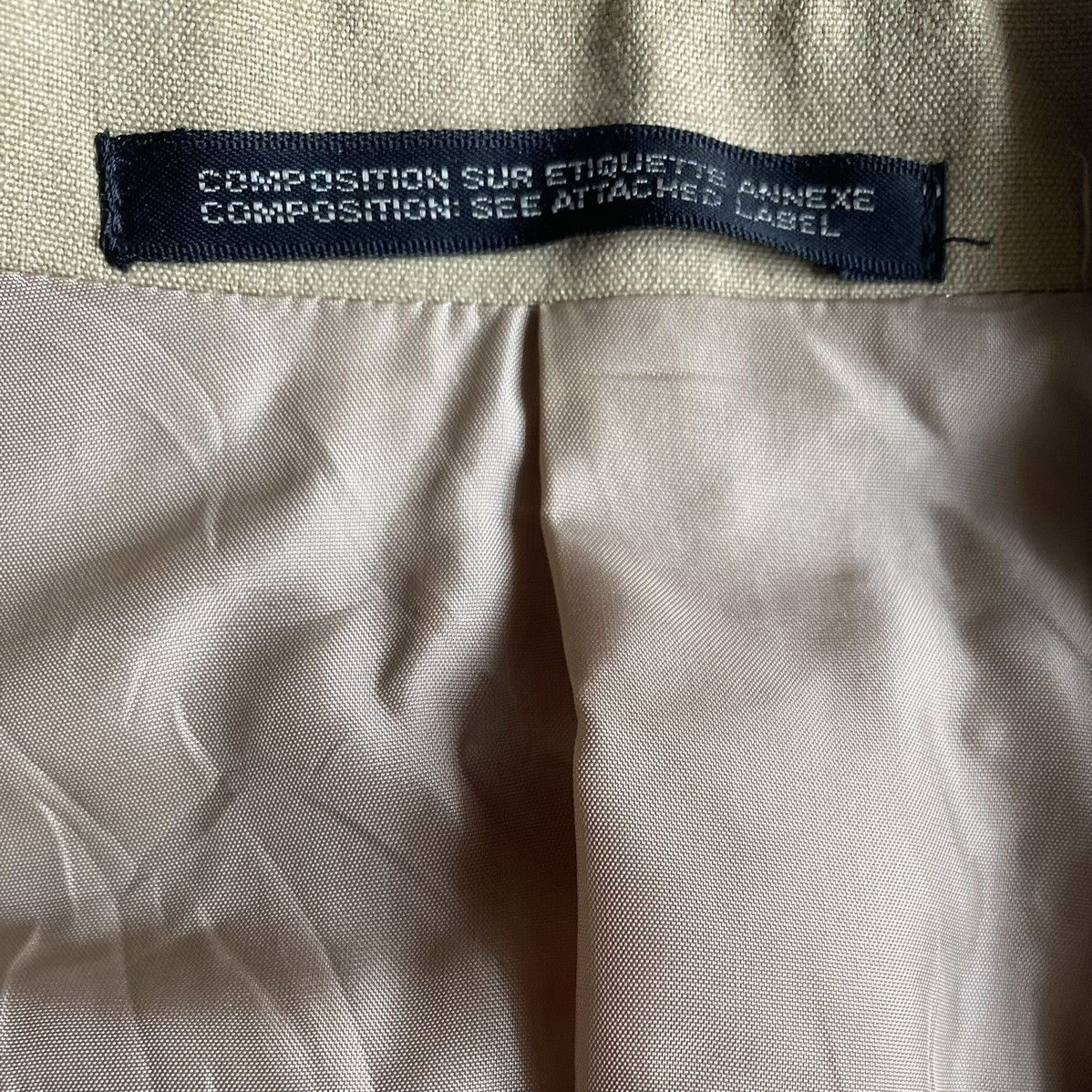 Yohji Yamamoto Vintage SS93 Cotton Blazer Size US M / EU 48-50 / 2 - 6 Thumbnail