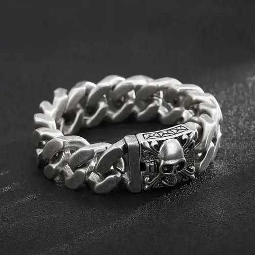 VIBE Big and Heavy Chunky Cuban Chain Bracelet Size ONE SIZE - 2 Thumbnail