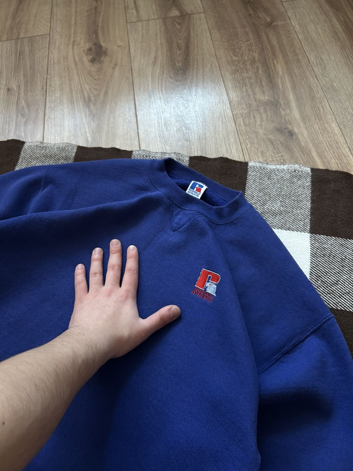 Russell Athletic × Vintage Vintage Russel Athletic made in Usa sweatshirt mens rare Size US L / EU 52-54 / 3 - 2 Thumbnail