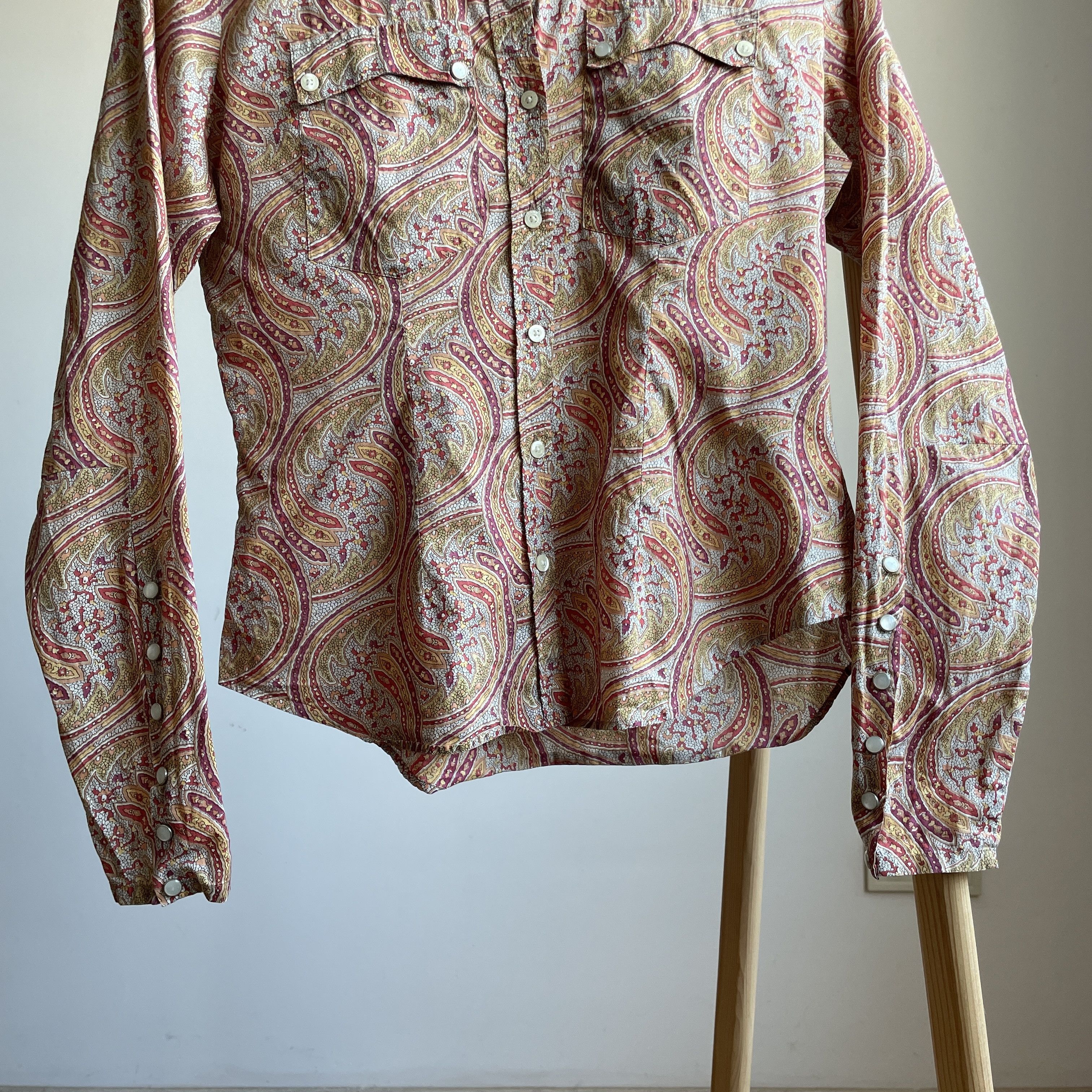 Acne Studios Acne Jeans Acne Studios Vintage Womens Boast Paisley Blouse Size L / US 10 / IT 46 - 5 Thumbnail