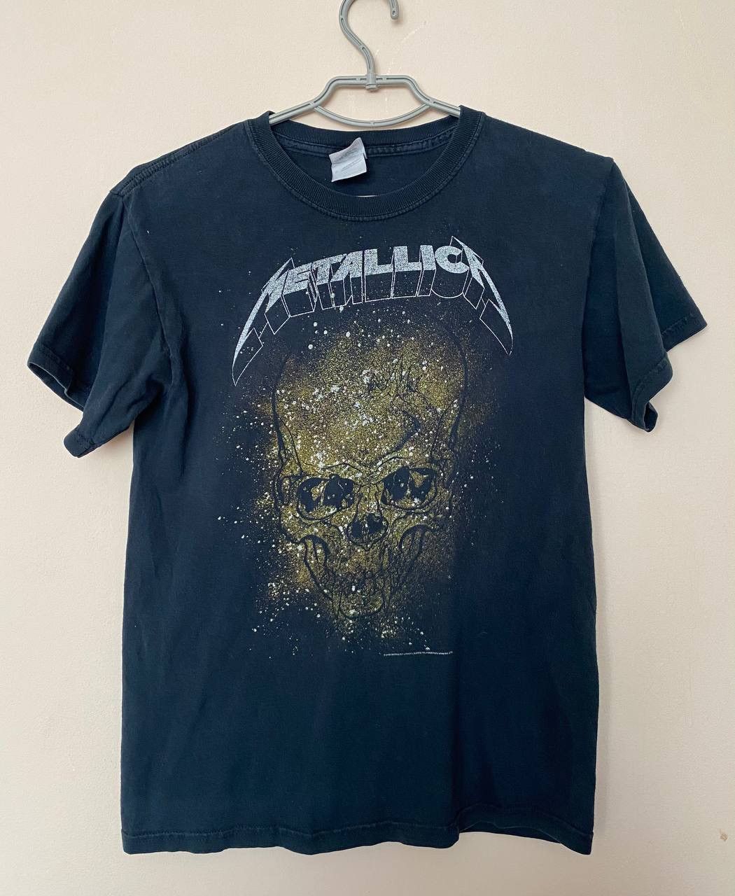 Band Tees × Metallica Vintage 2008 Metallica Skull Rock Band Black Tee Size US S / EU 44-46 / 1 - 1 Thumbnail