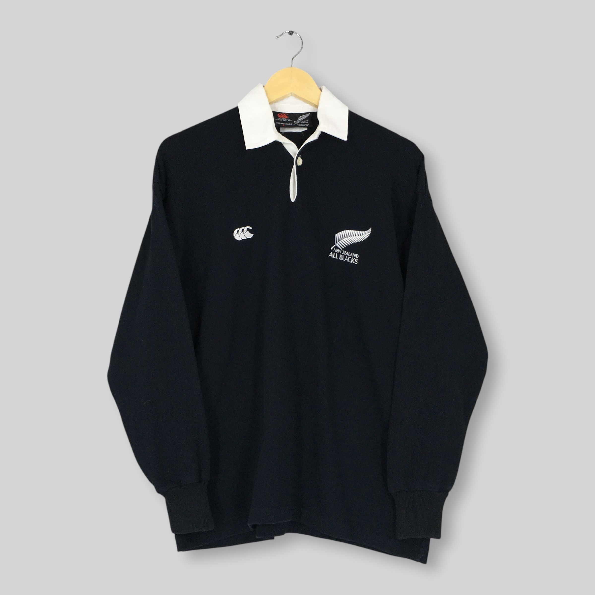 Canterbury of New Zealand Vintage 90s Canterbury Of New Zealand All Blacks Rugby S Size US S / EU 44-46 / 1 - 1 Thumbnail